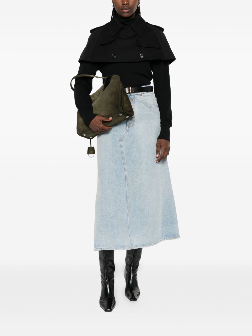 Burberry COTTON TRENCH CAPE Size S / US 4 / IT 40 - 5 Thumbnail