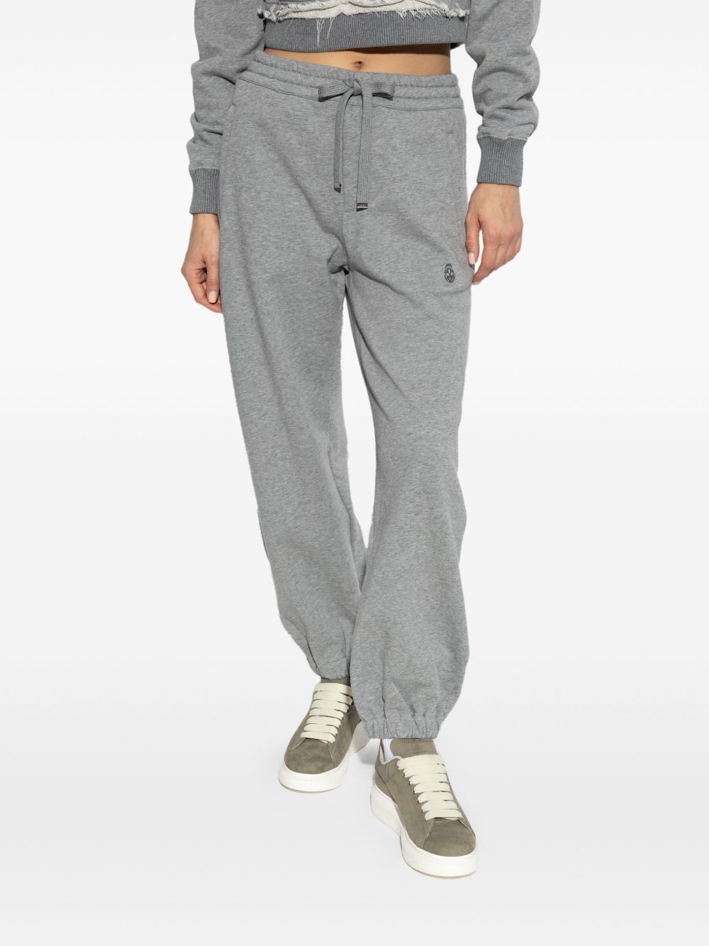 Alexander McQueen LOGO COTTON SWEATPANTS Size 26" / US 2 / IT 38 - 2 Thumbnail