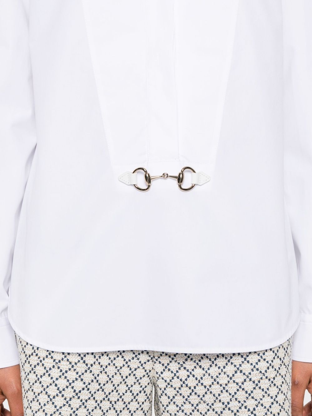 Gucci HORSEBIT COTTON SHIRT Size S / US 4 / IT 40 - 5 Thumbnail