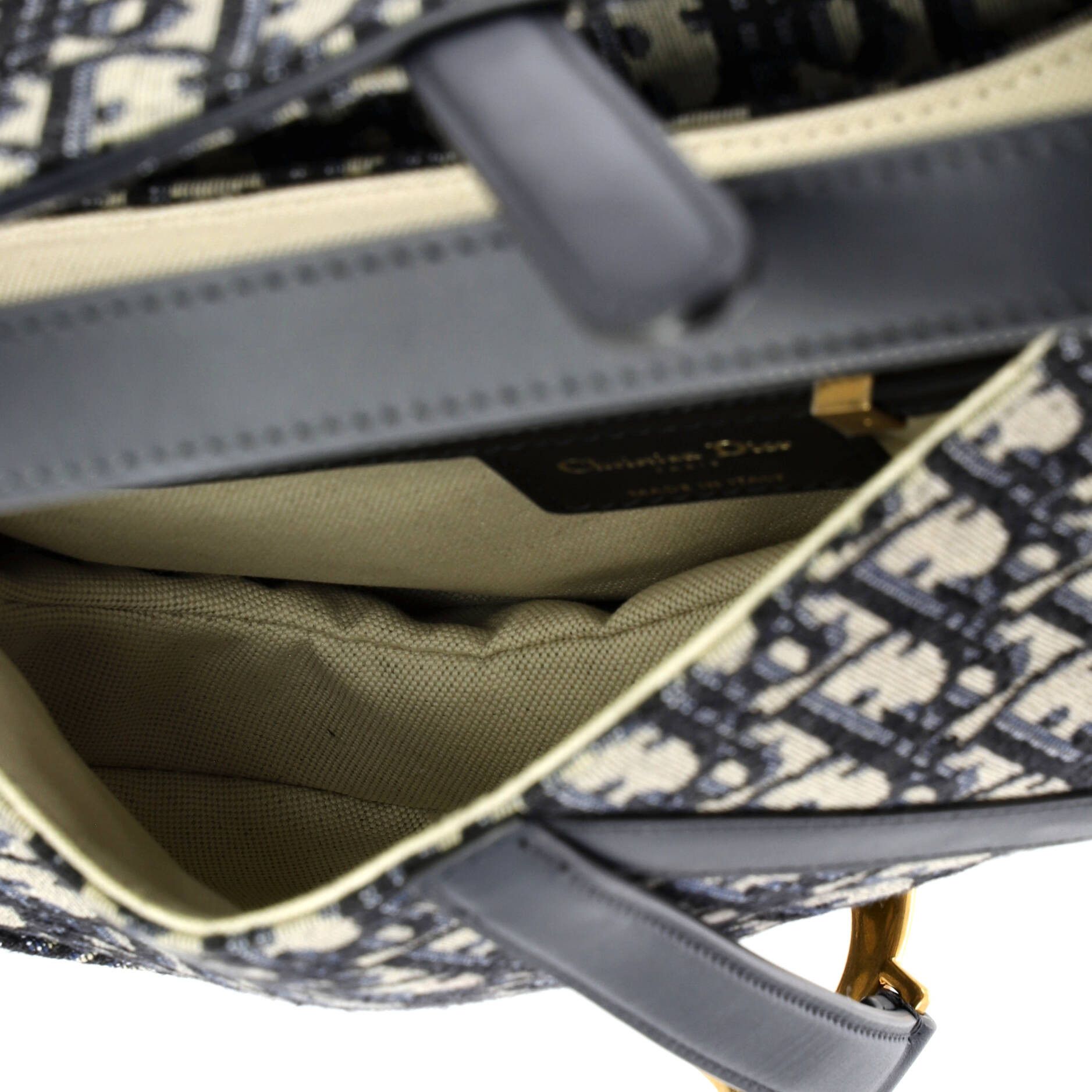 Dior Saddle Handbag Oblique Canvas Medium Size ONE SIZE - 4 Thumbnail
