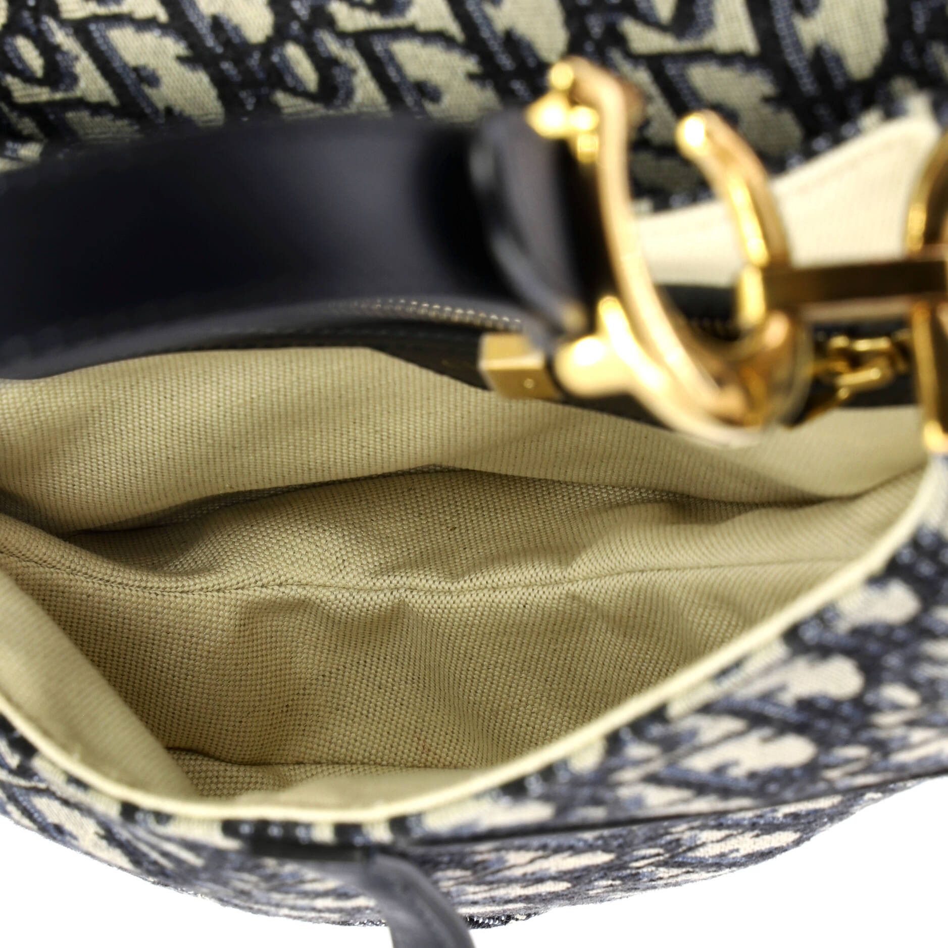 Dior Saddle Handbag Oblique Canvas Medium Size ONE SIZE - 4 Thumbnail