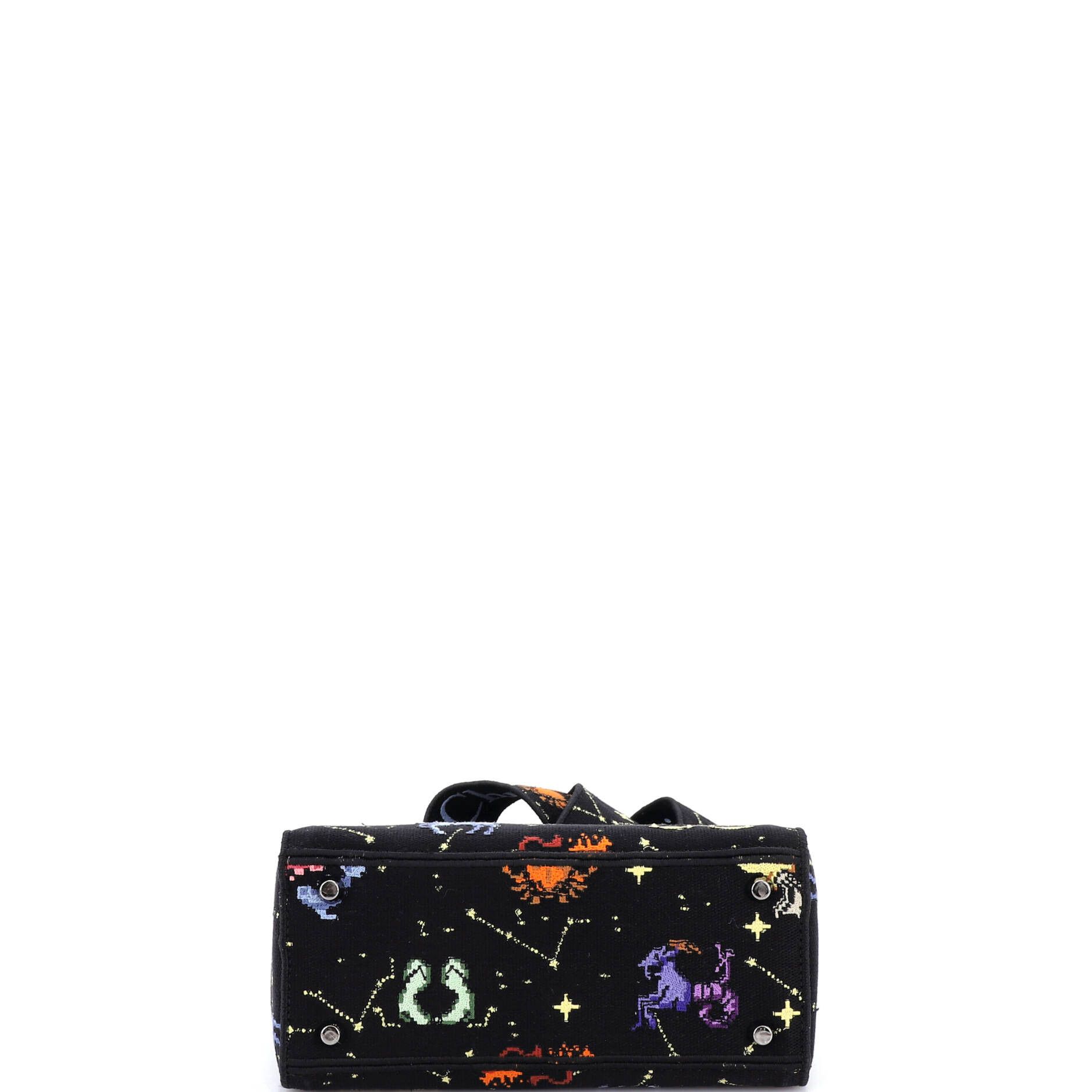 Dior Lady D-Lite Bag Embroidered Canvas Medium Size ONE SIZE - 3 Thumbnail