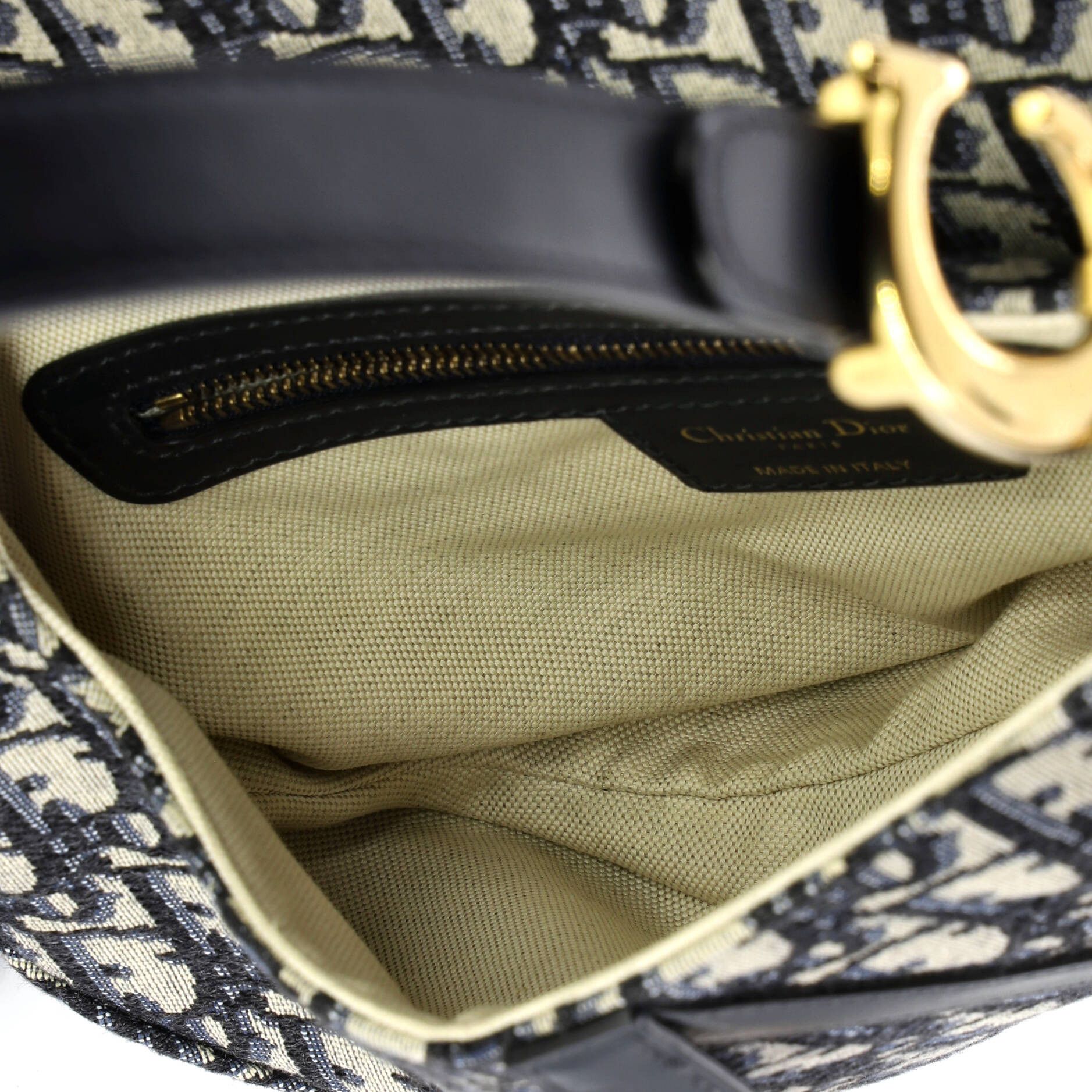 Dior Saddle Handbag Oblique Canvas Medium Size ONE SIZE - 4 Thumbnail