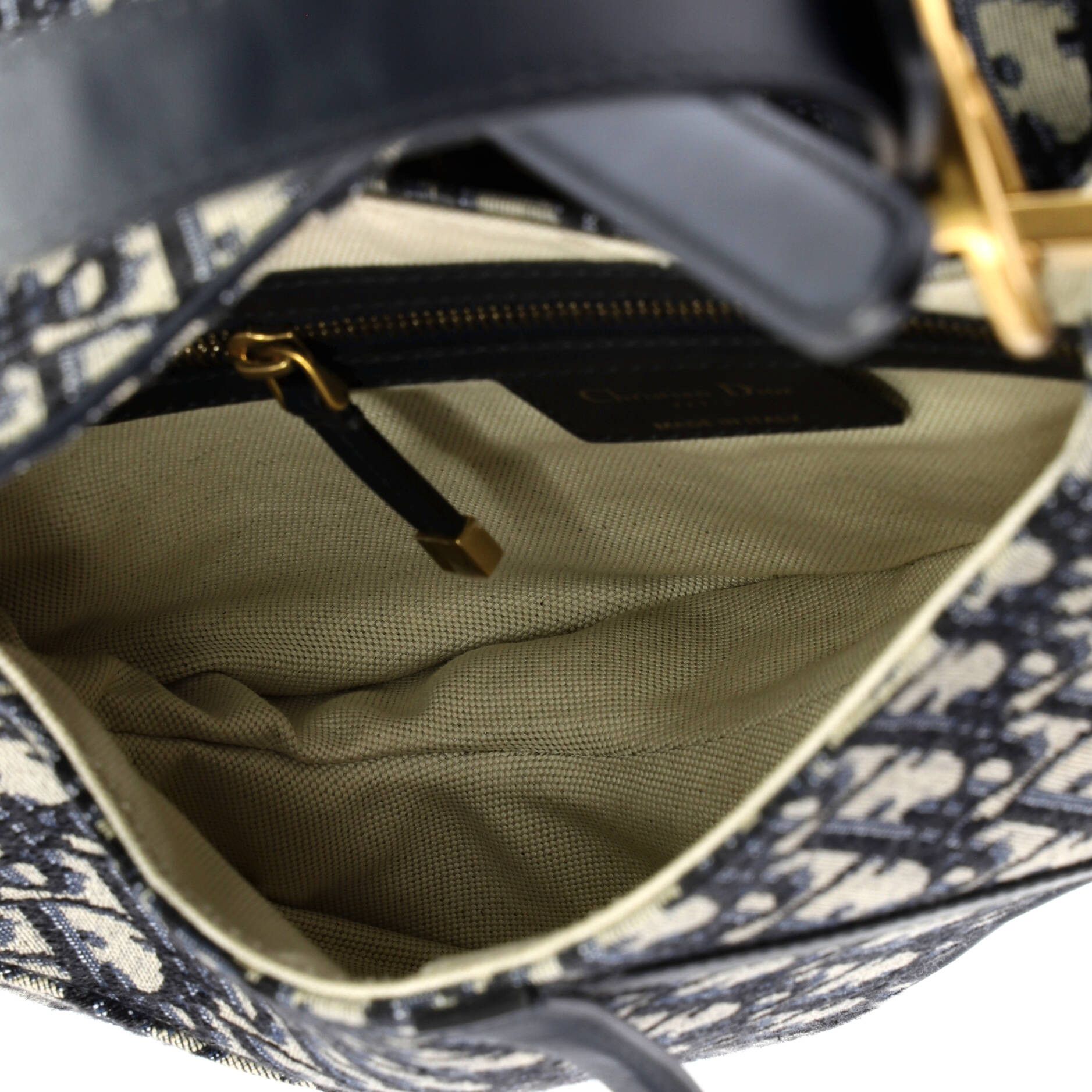 Dior Saddle Handbag Oblique Canvas Medium Size ONE SIZE - 4 Thumbnail
