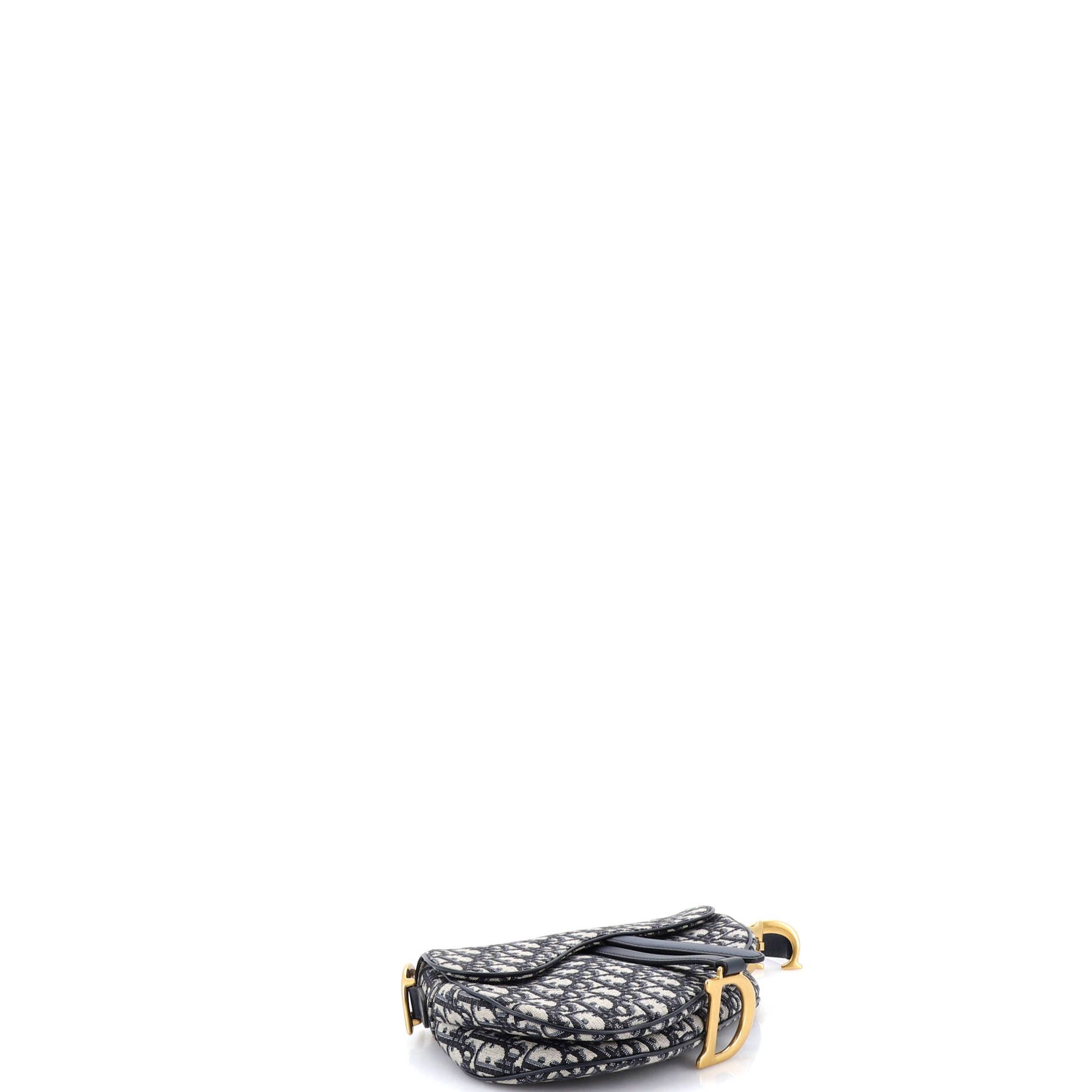 Dior Saddle Handbag Oblique Canvas Medium Size ONE SIZE - 3 Thumbnail