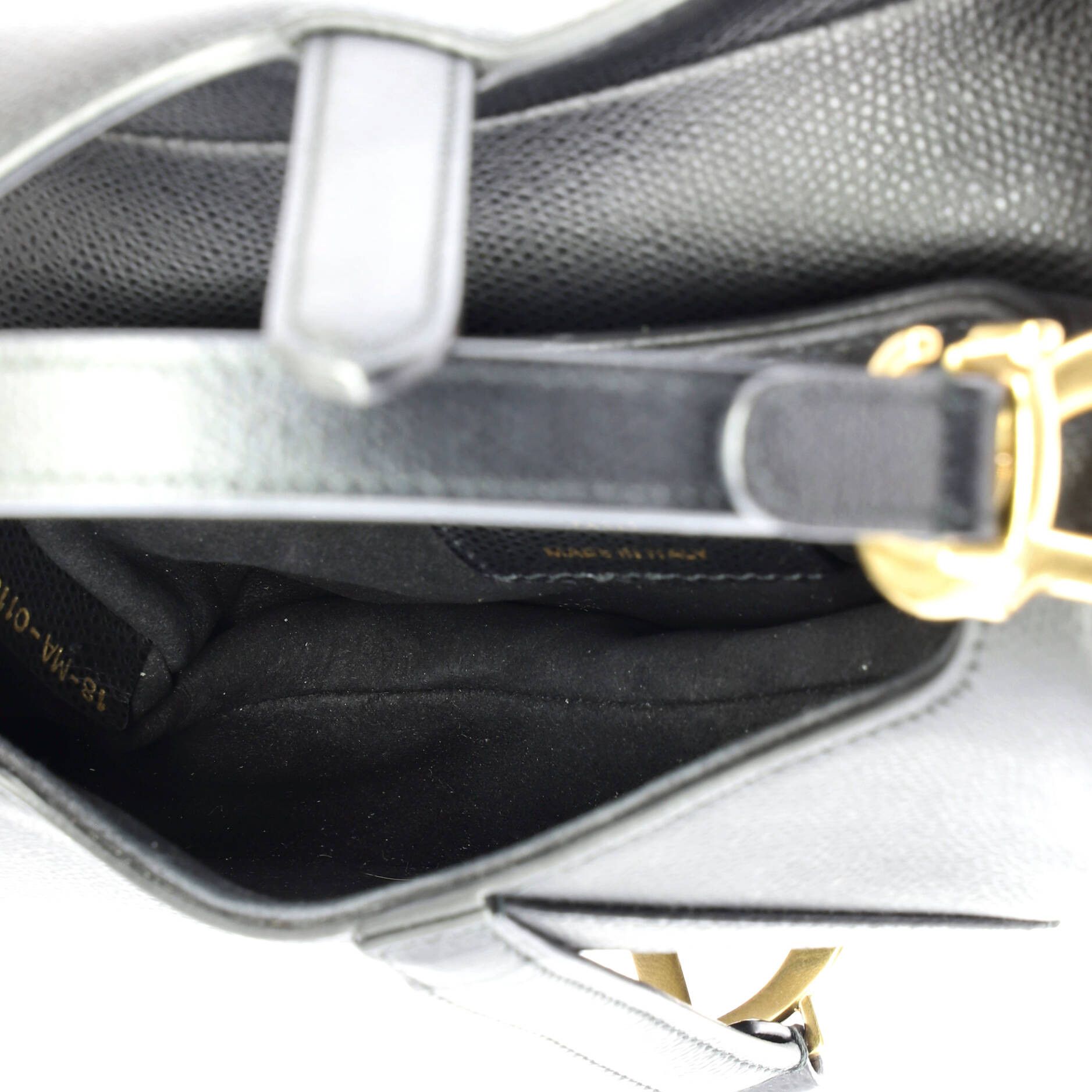 Dior Saddle Handbag Leather Mini Size ONE SIZE - 4 Thumbnail