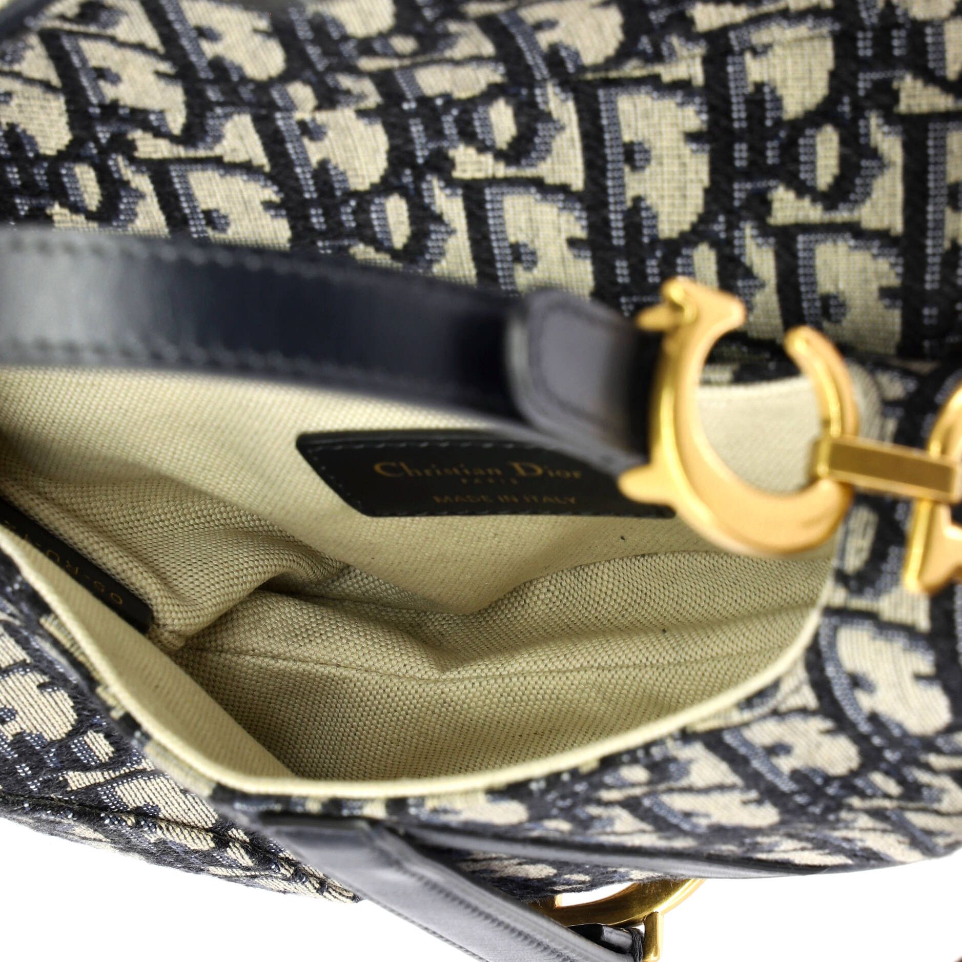 Dior Saddle Handbag Oblique Canvas Mini Size ONE SIZE - 4 Thumbnail