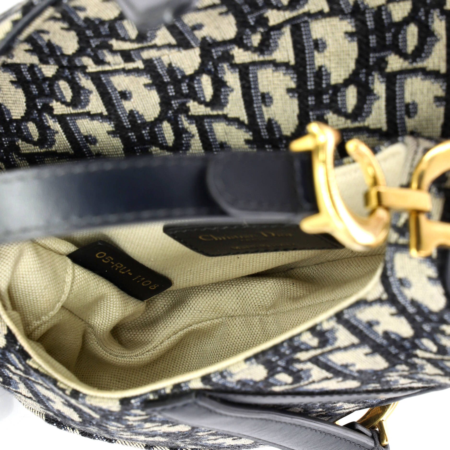 Dior Saddle Handbag Oblique Canvas Mini Size ONE SIZE - 4 Thumbnail