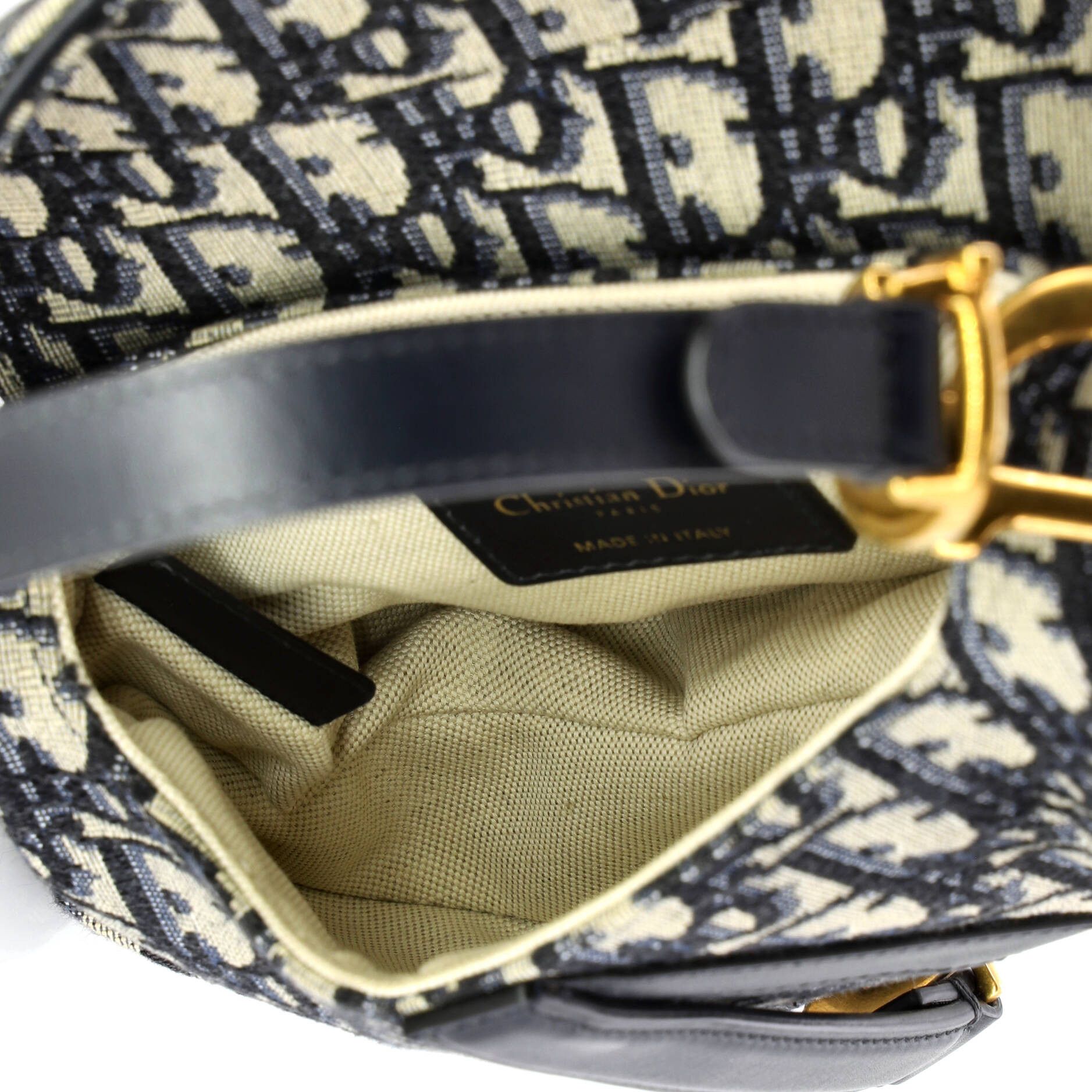 Dior Saddle Handbag Oblique Canvas Mini Size ONE SIZE - 4 Thumbnail