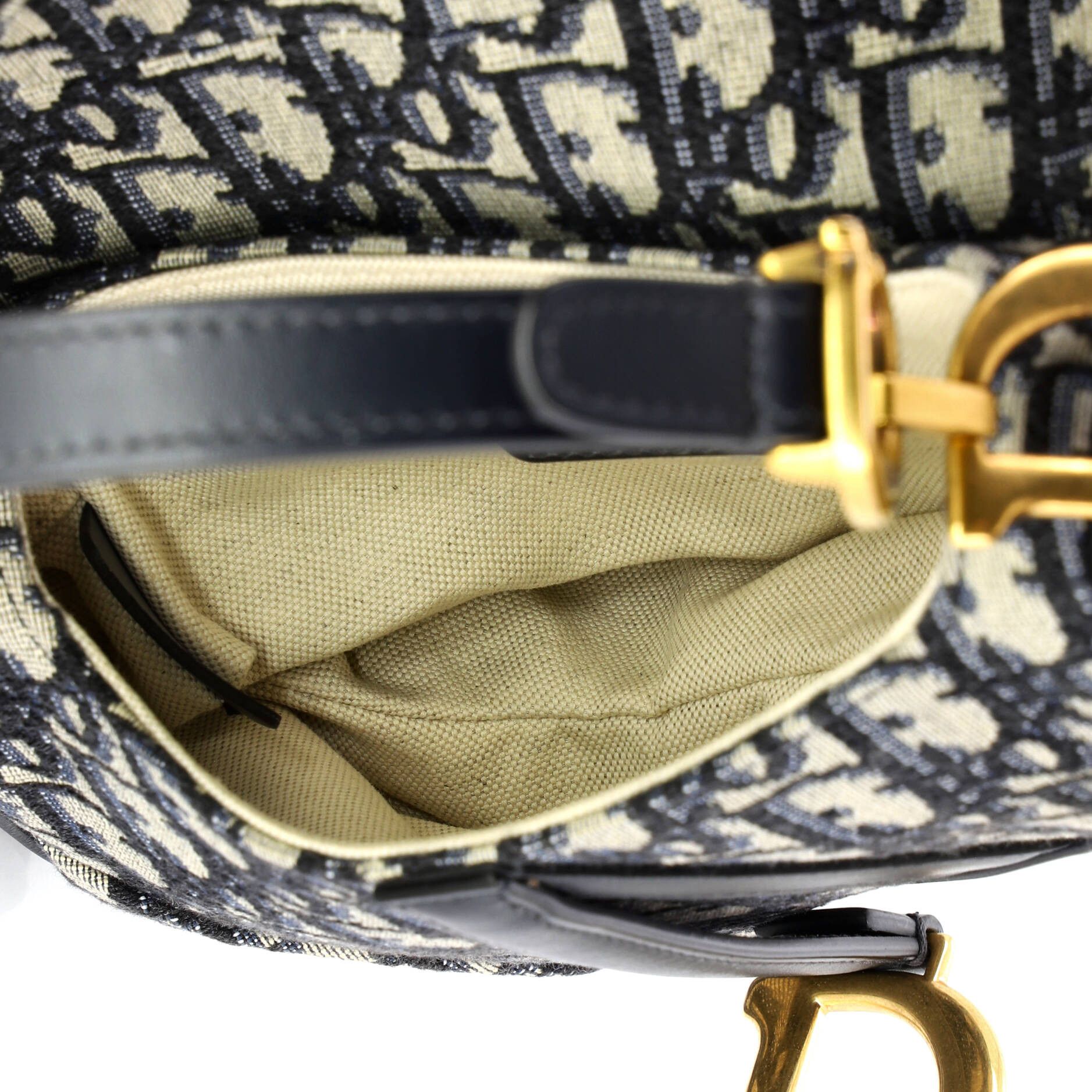 Dior Saddle Handbag Oblique Canvas Mini Size ONE SIZE - 4 Thumbnail