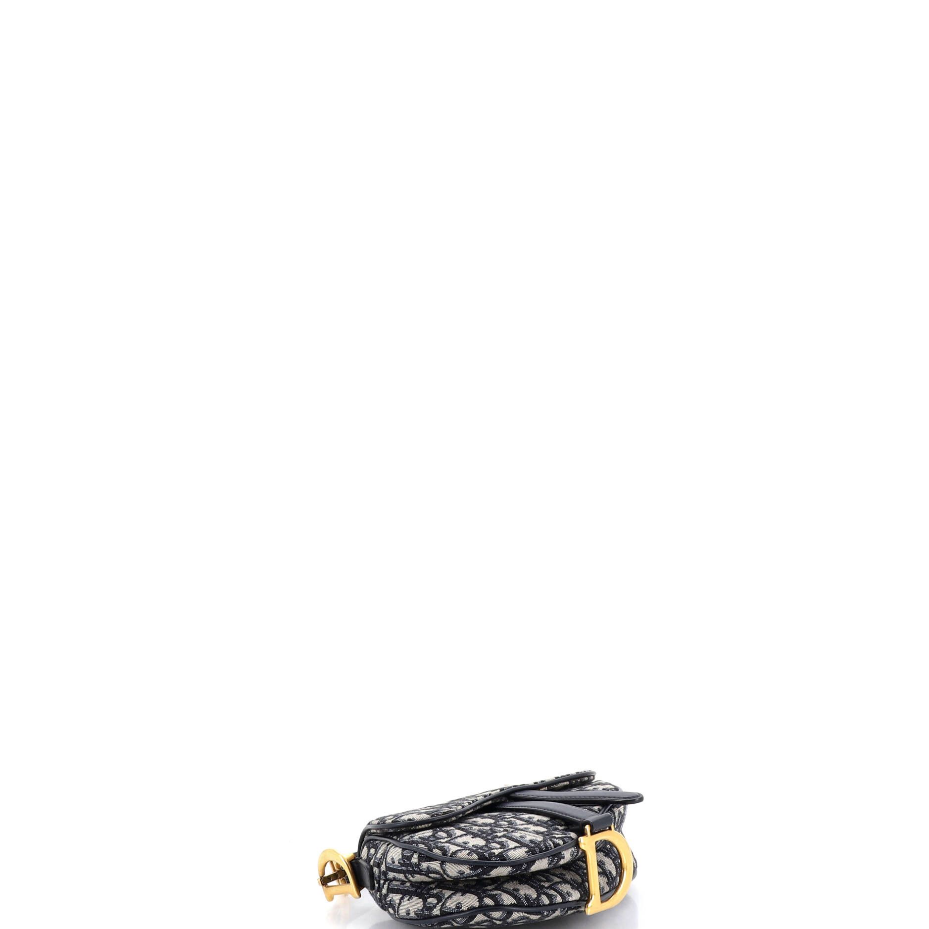 Dior Saddle Handbag Oblique Canvas Mini Size ONE SIZE - 3 Thumbnail