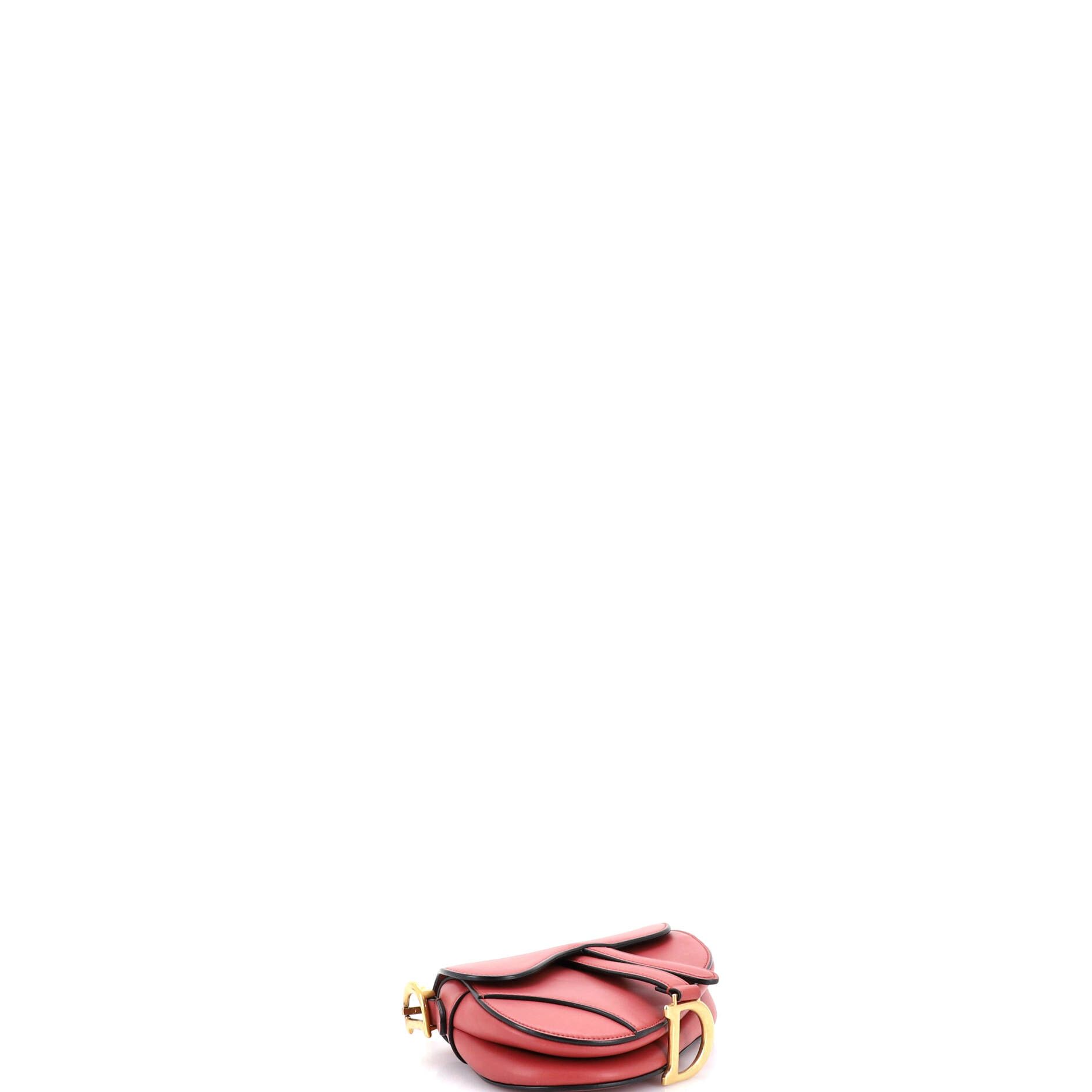 Dior Saddle Handbag Leather Mini Size ONE SIZE - 3 Thumbnail