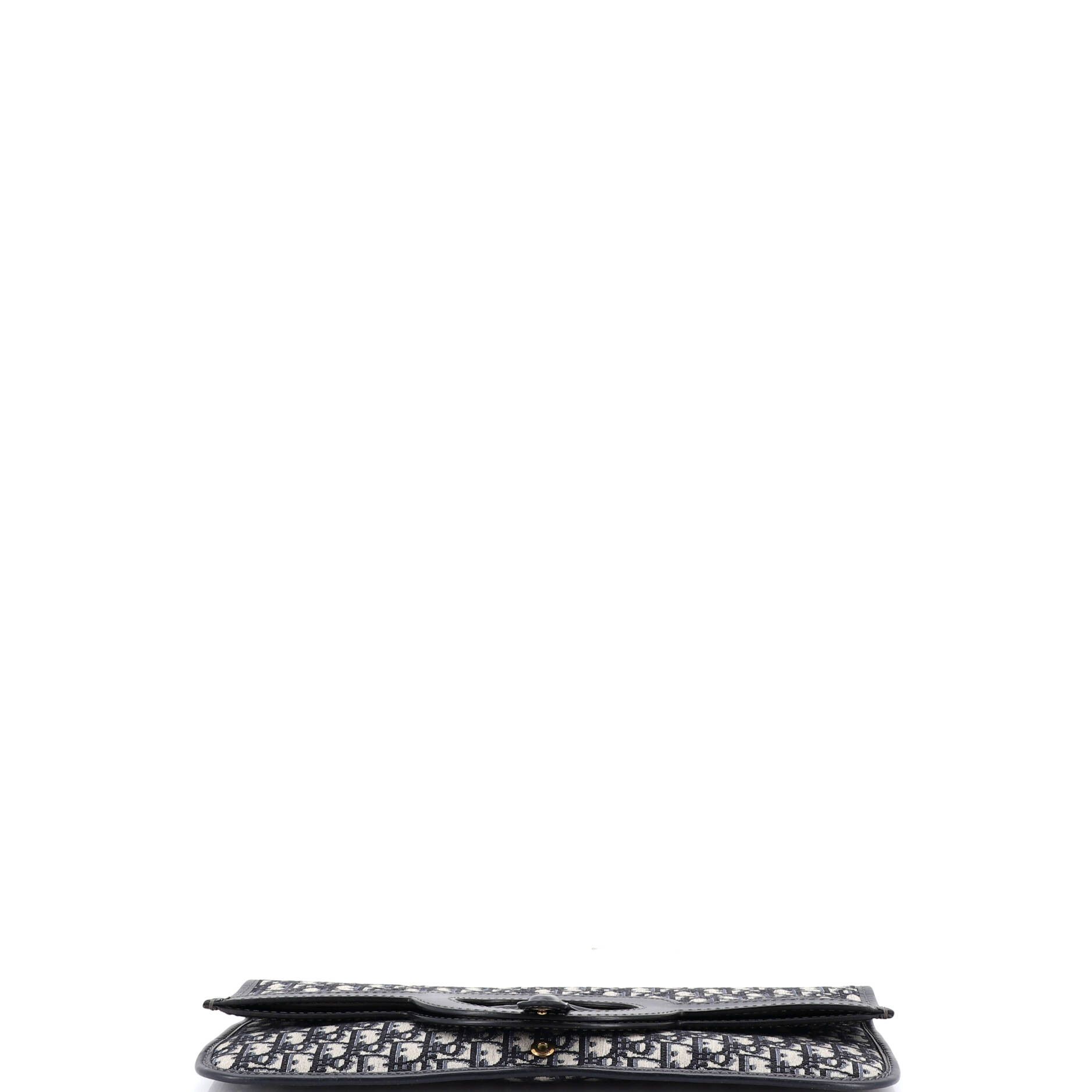 Dior Fold Over Clutch Oblique Canvas Size ONE SIZE - 3 Thumbnail
