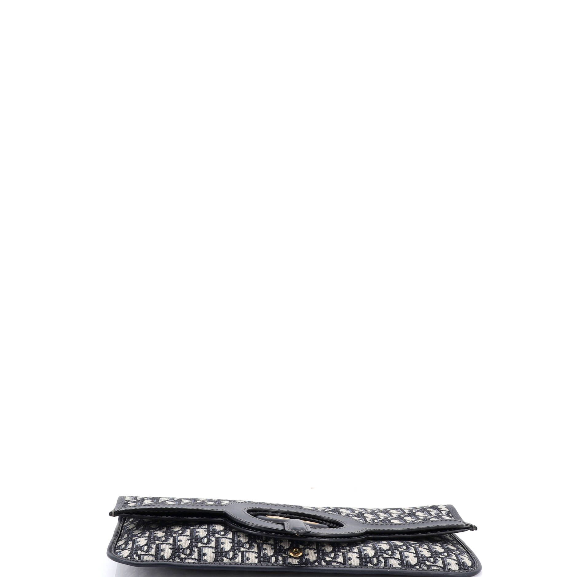 Dior Fold Over Clutch Oblique Canvas Size ONE SIZE - 3 Thumbnail