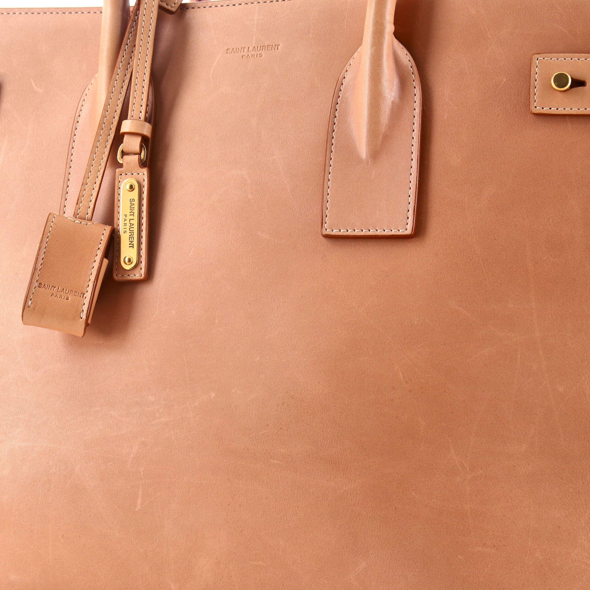 Saint Laurent Paris Sac de Jour Souple Bag Leather Large Size ONE SIZE - 5 Thumbnail