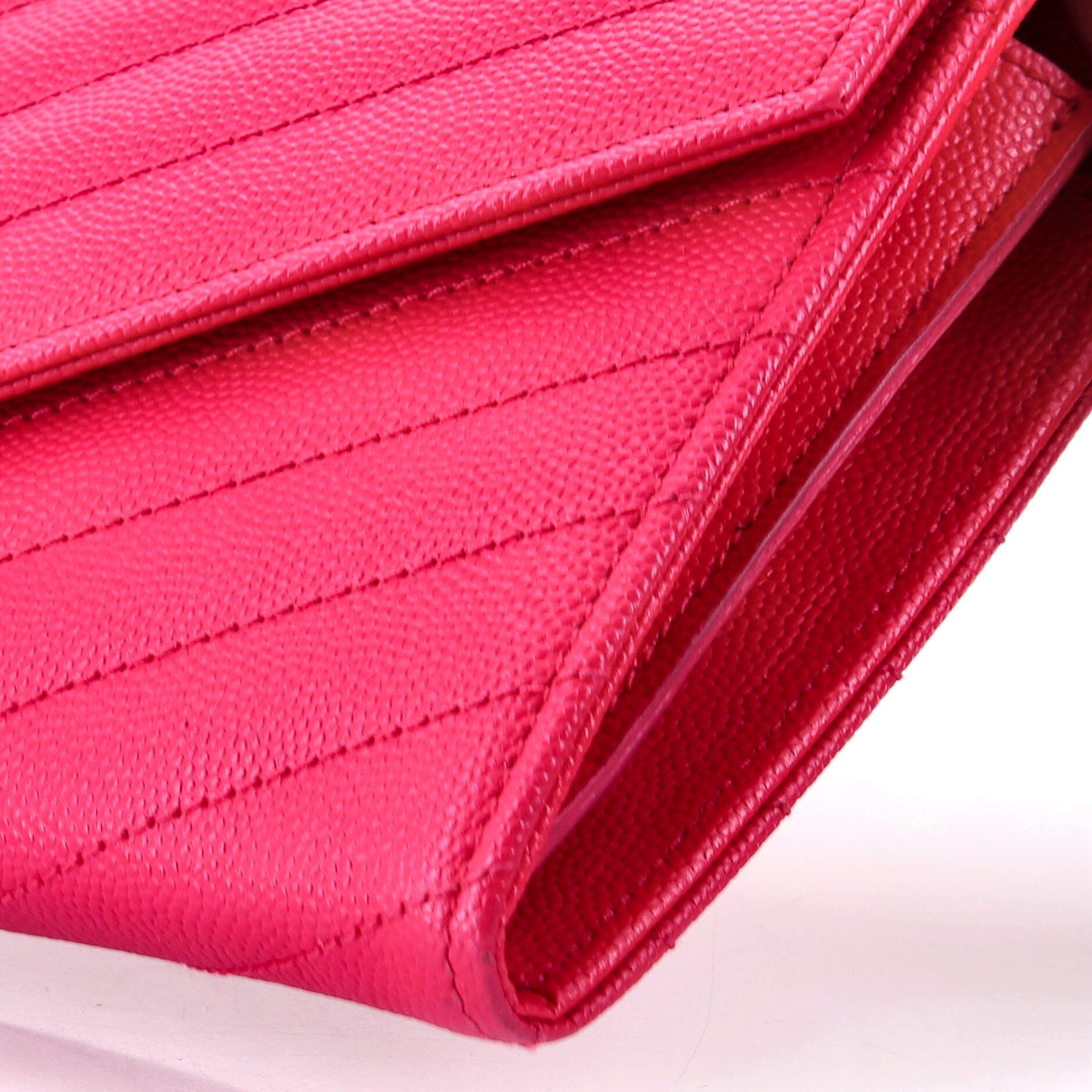 Saint Laurent Paris Classic Monogram Flap Document Organizer Wallet Matelasse Ch Size ONE SIZE - 5 Thumbnail