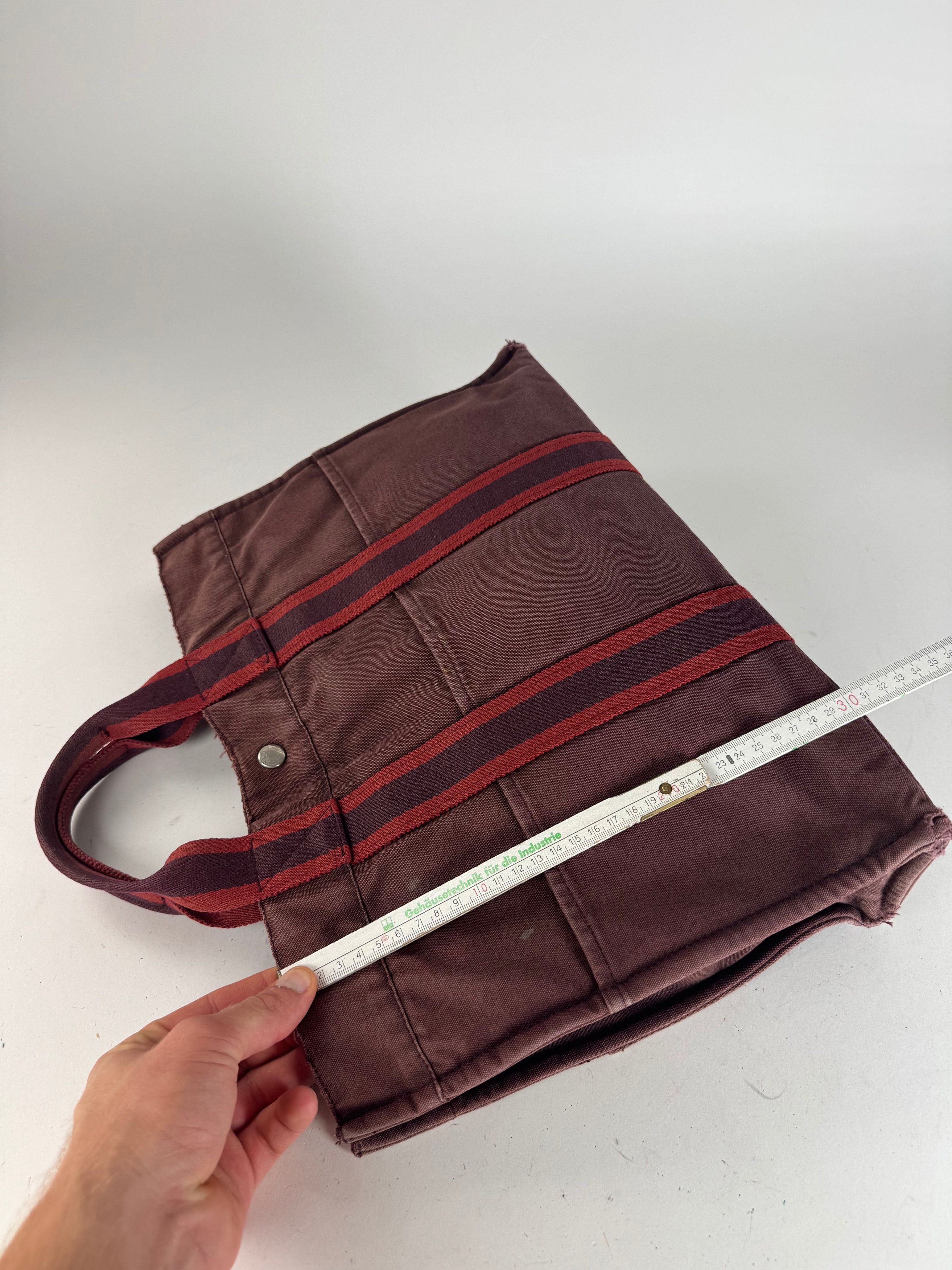 Other Vintage Hermes Tote Bag purple red Size ONE SIZE - 12 Thumbnail