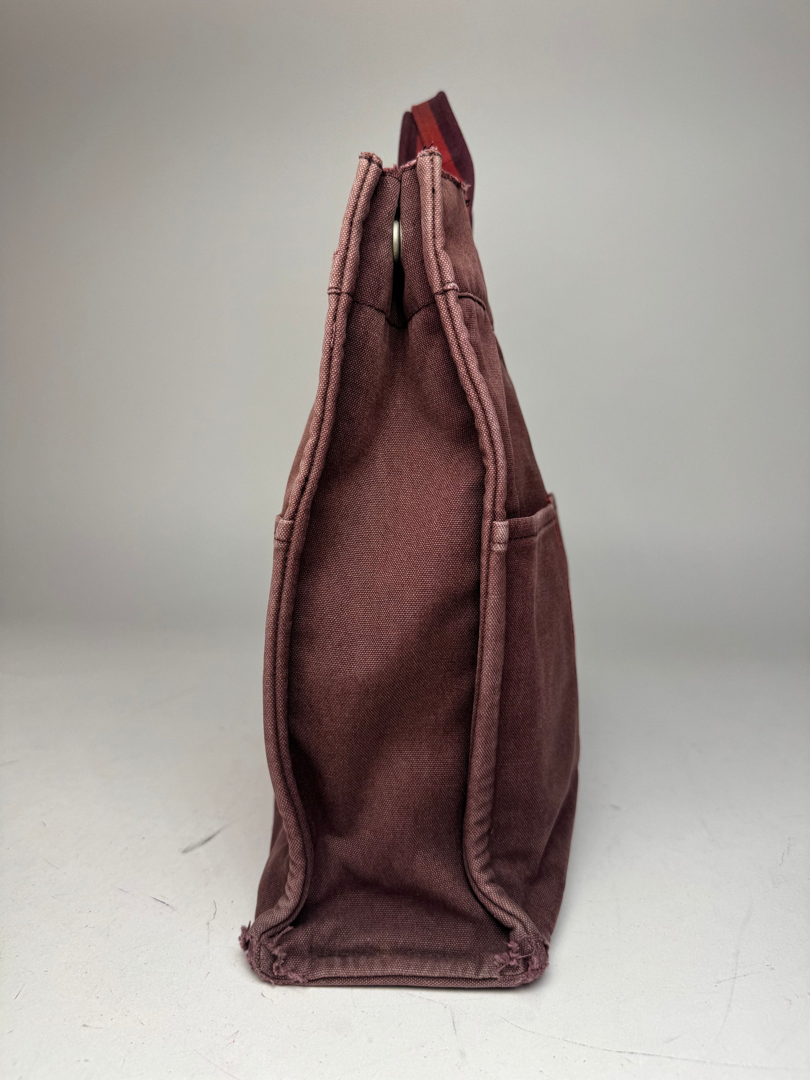 Other Vintage Hermes Tote Bag purple red Size ONE SIZE - 9 Thumbnail
