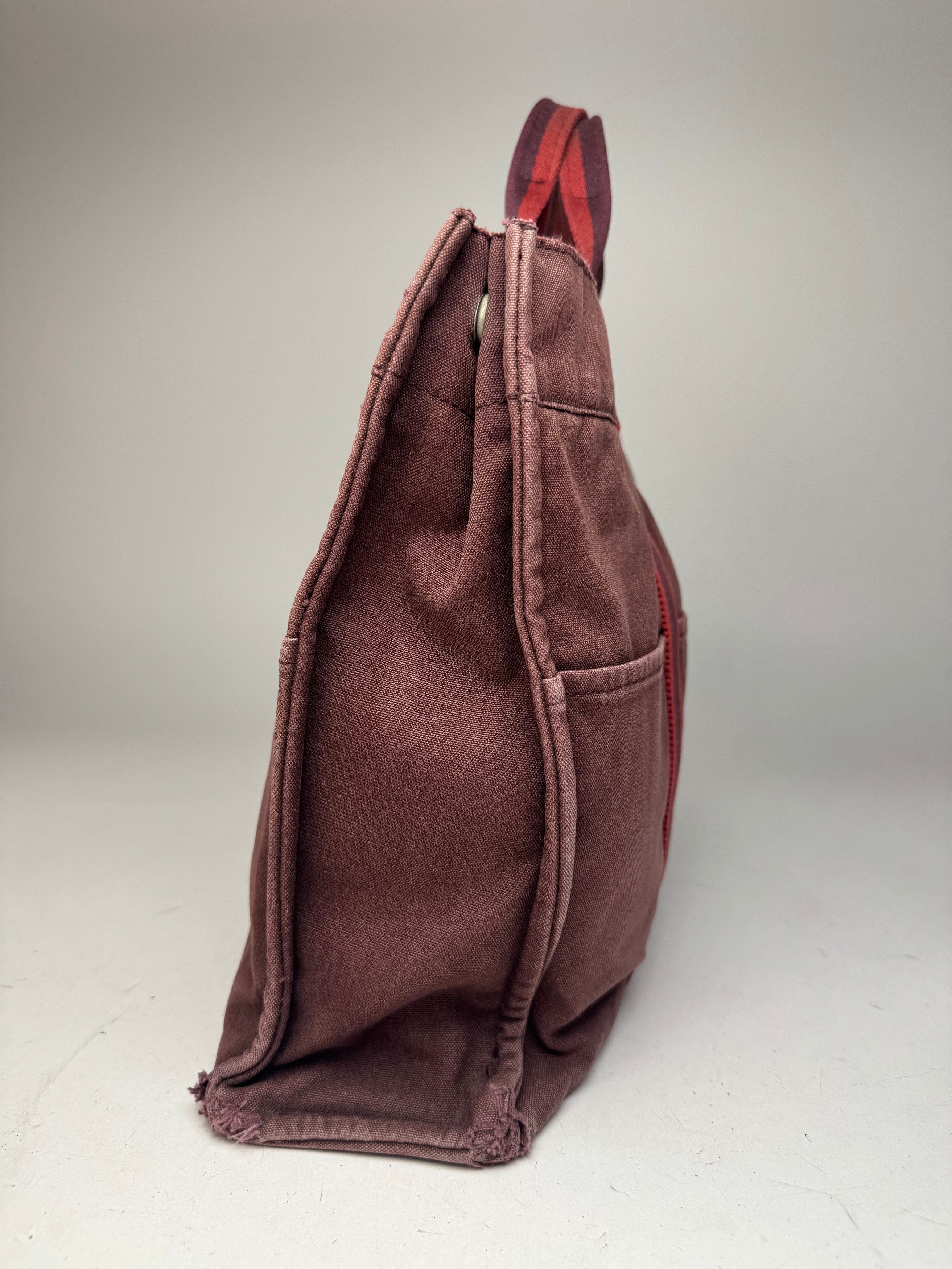 Other Vintage Hermes Tote Bag purple red Size ONE SIZE - 7 Thumbnail