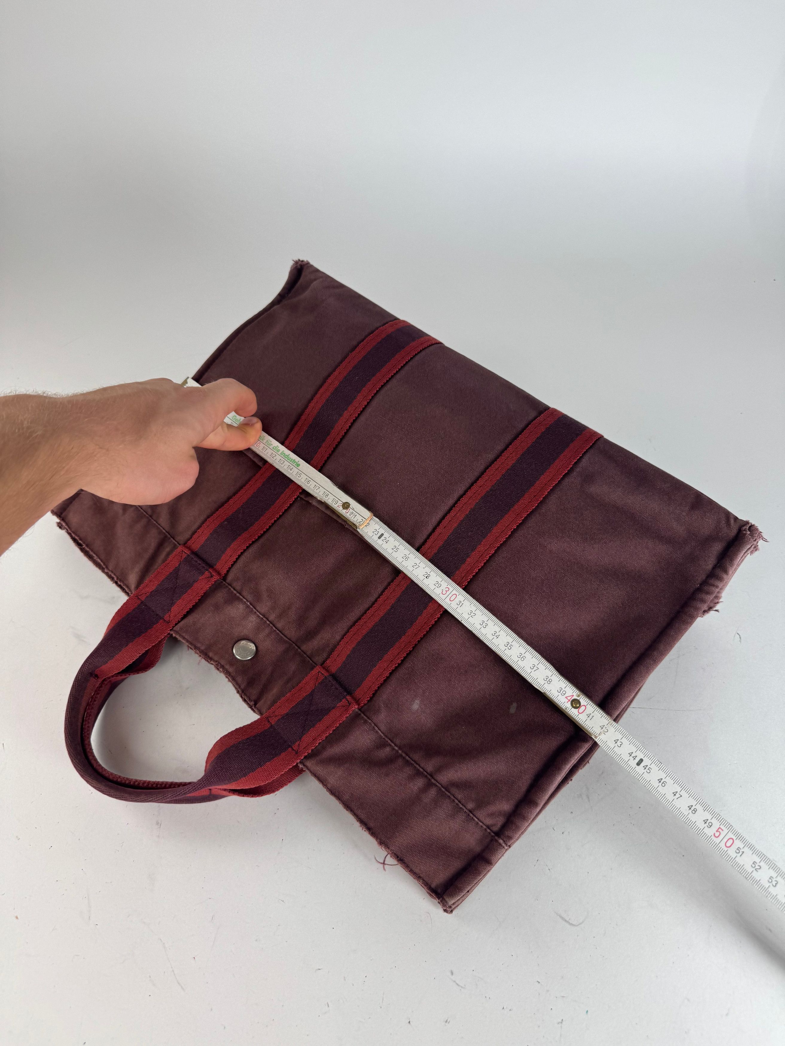 Other Vintage Hermes Tote Bag purple red Size ONE SIZE - 11 Thumbnail