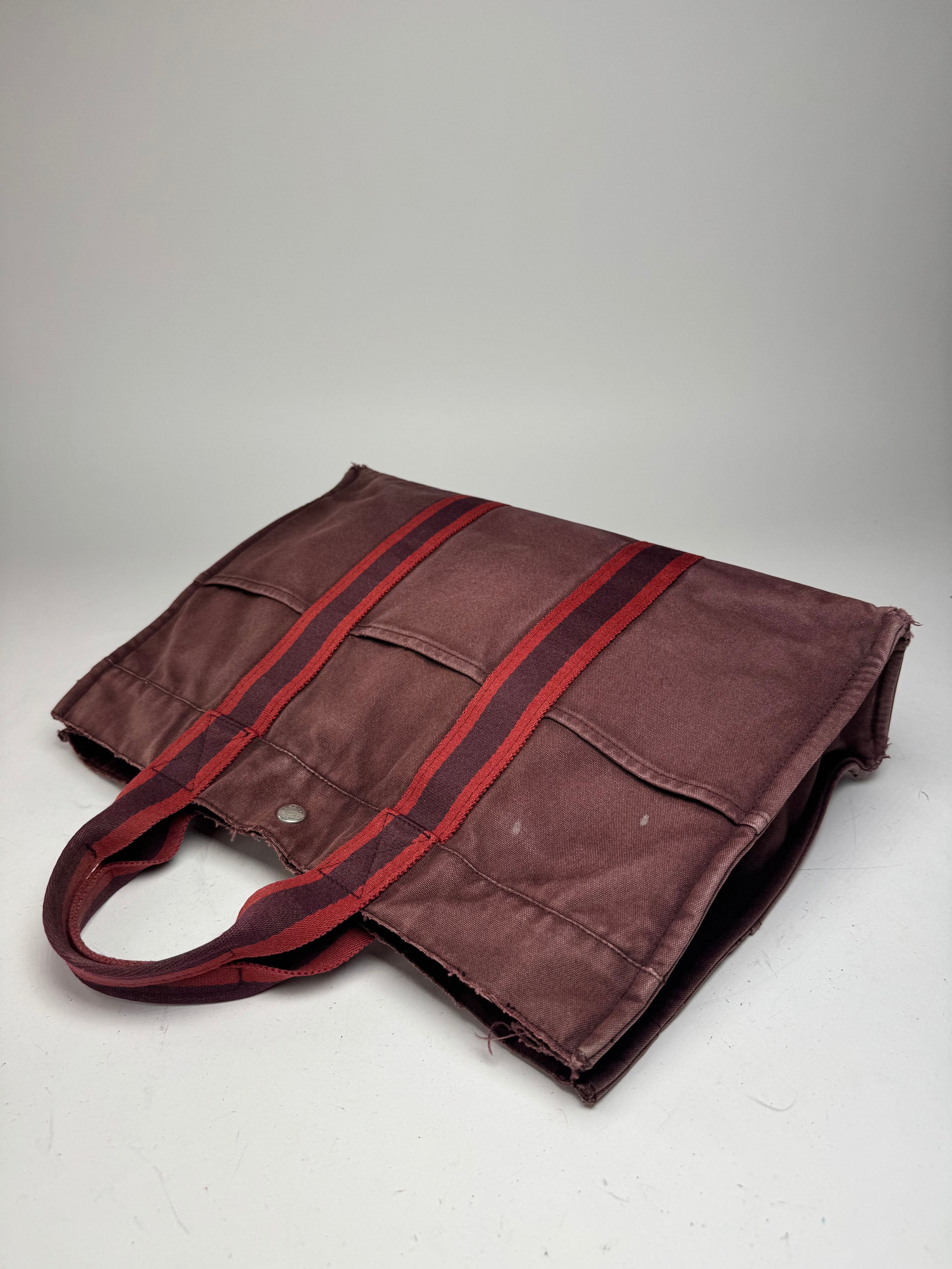 Other Vintage Hermes Tote Bag purple red Size ONE SIZE - 10 Thumbnail
