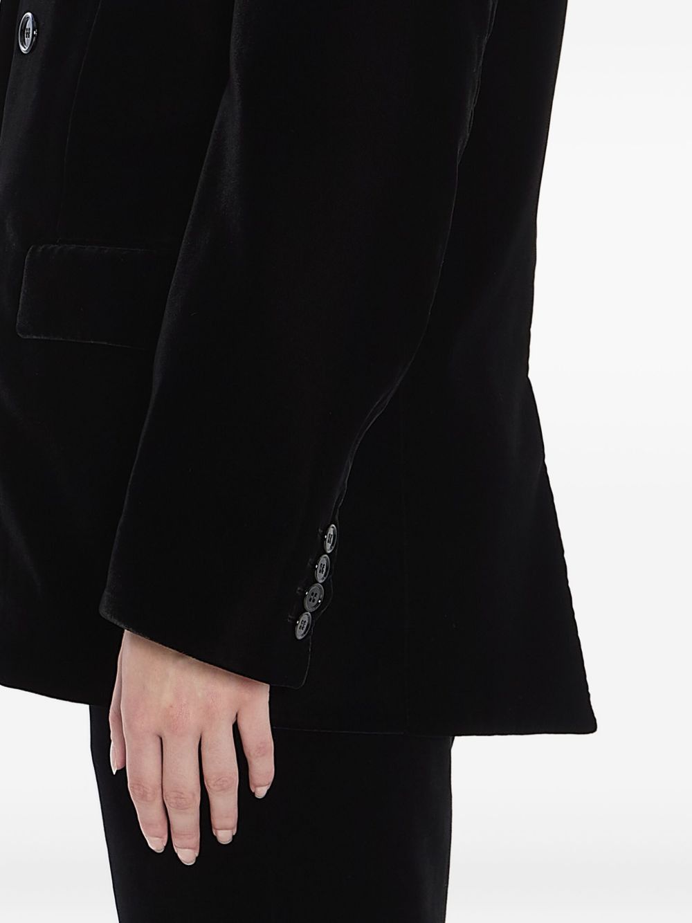 Saint Laurent Paris VELVET DOULBE-BREASTED JACKET Size XS / US 0-2 / IT 36-38 - 3 Thumbnail