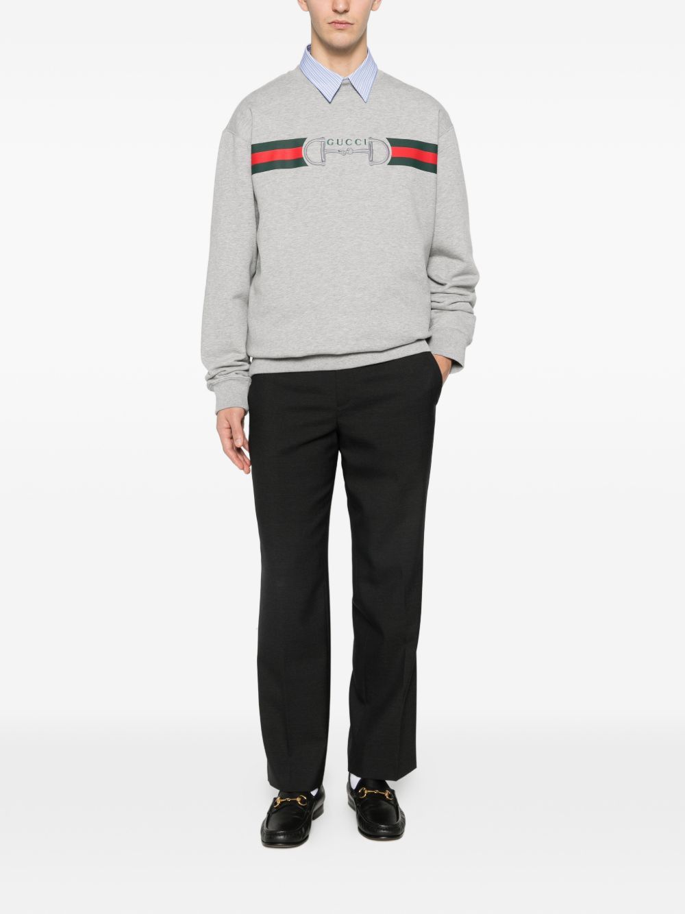 Gucci LOGO COTTON SWEATSHIRT Size US M / EU 48-50 / 2 - 4 Thumbnail