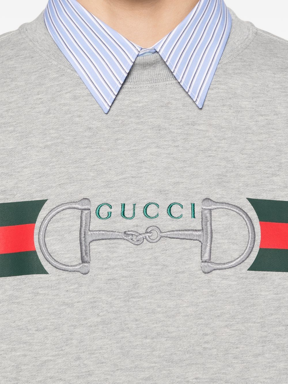 Gucci LOGO COTTON SWEATSHIRT Size US M / EU 48-50 / 2 - 5 Thumbnail