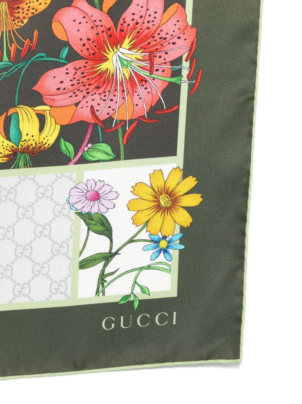 Gucci PRINTED SILK FOULARD Size ONE SIZE - 3 Thumbnail