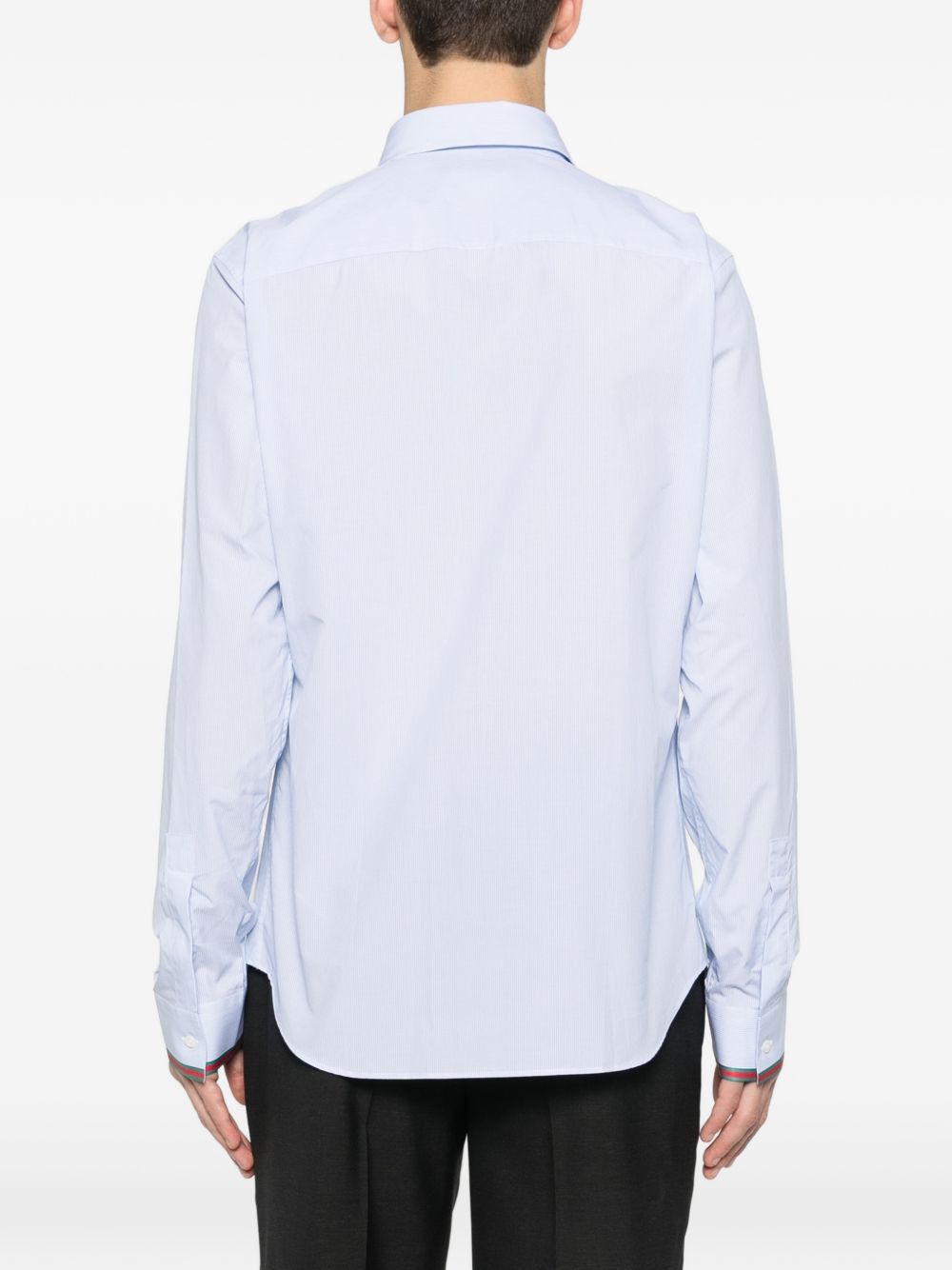 Gucci STRIPED COTTON SHIRT Size US L / EU 52-54 / 3 - 2 Thumbnail