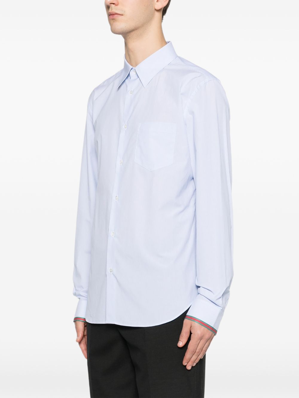 Gucci STRIPED COTTON SHIRT Size US L / EU 52-54 / 3 - 5 Thumbnail