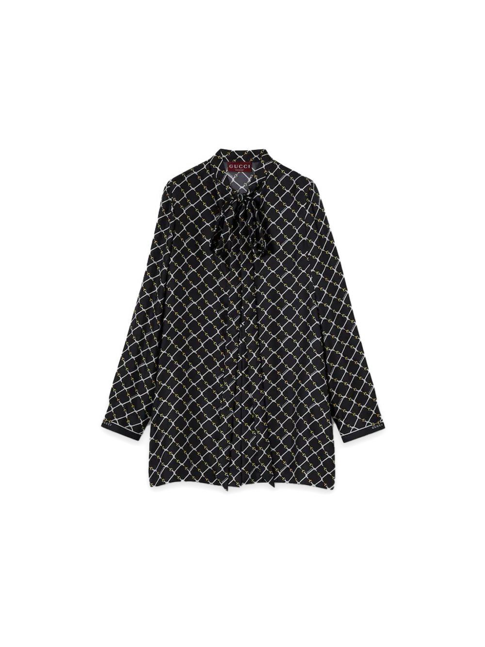 Gucci PRINTED SILK SHIRT Size M / US 6-8 / IT 42-44 - 2 Thumbnail