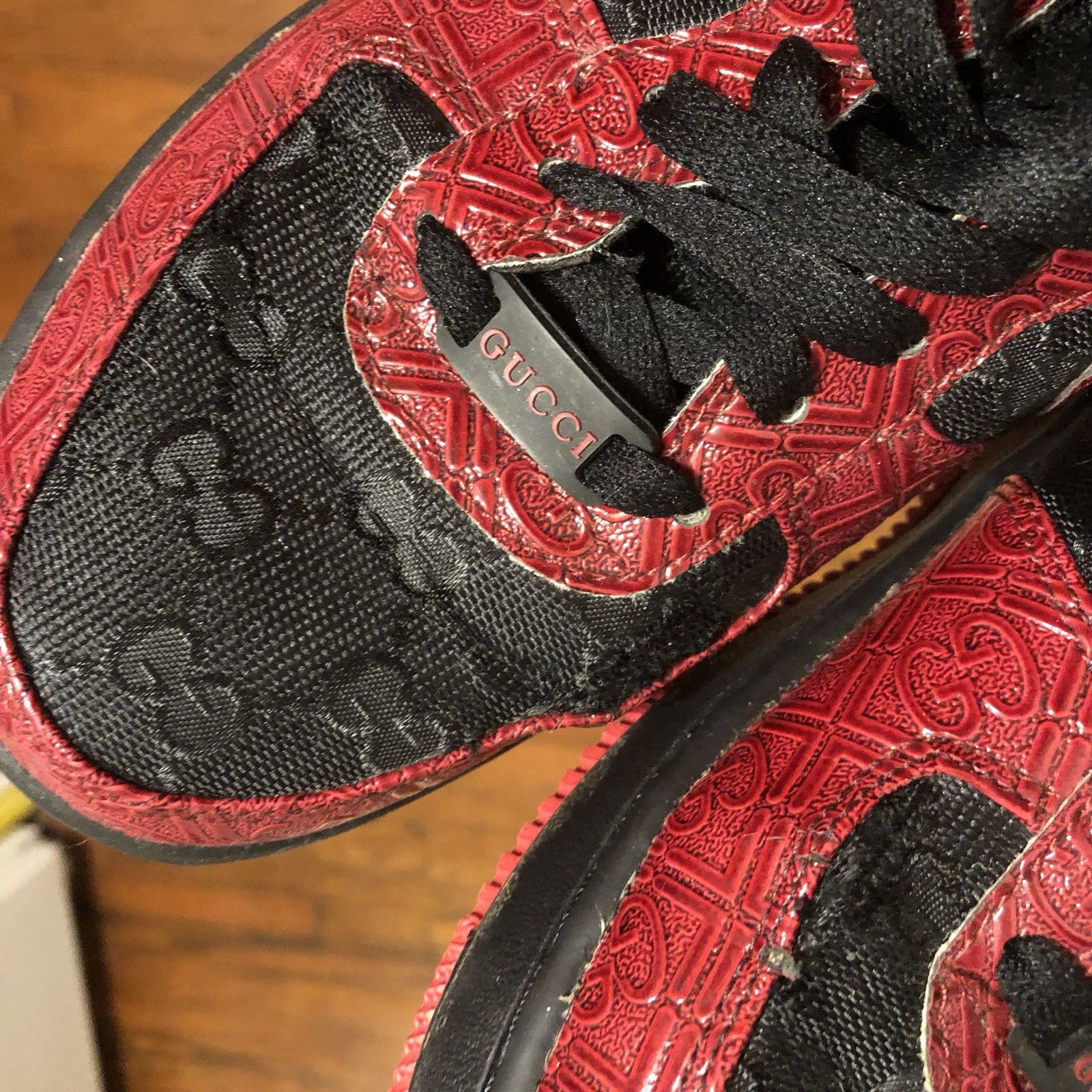 custom air forces gucci