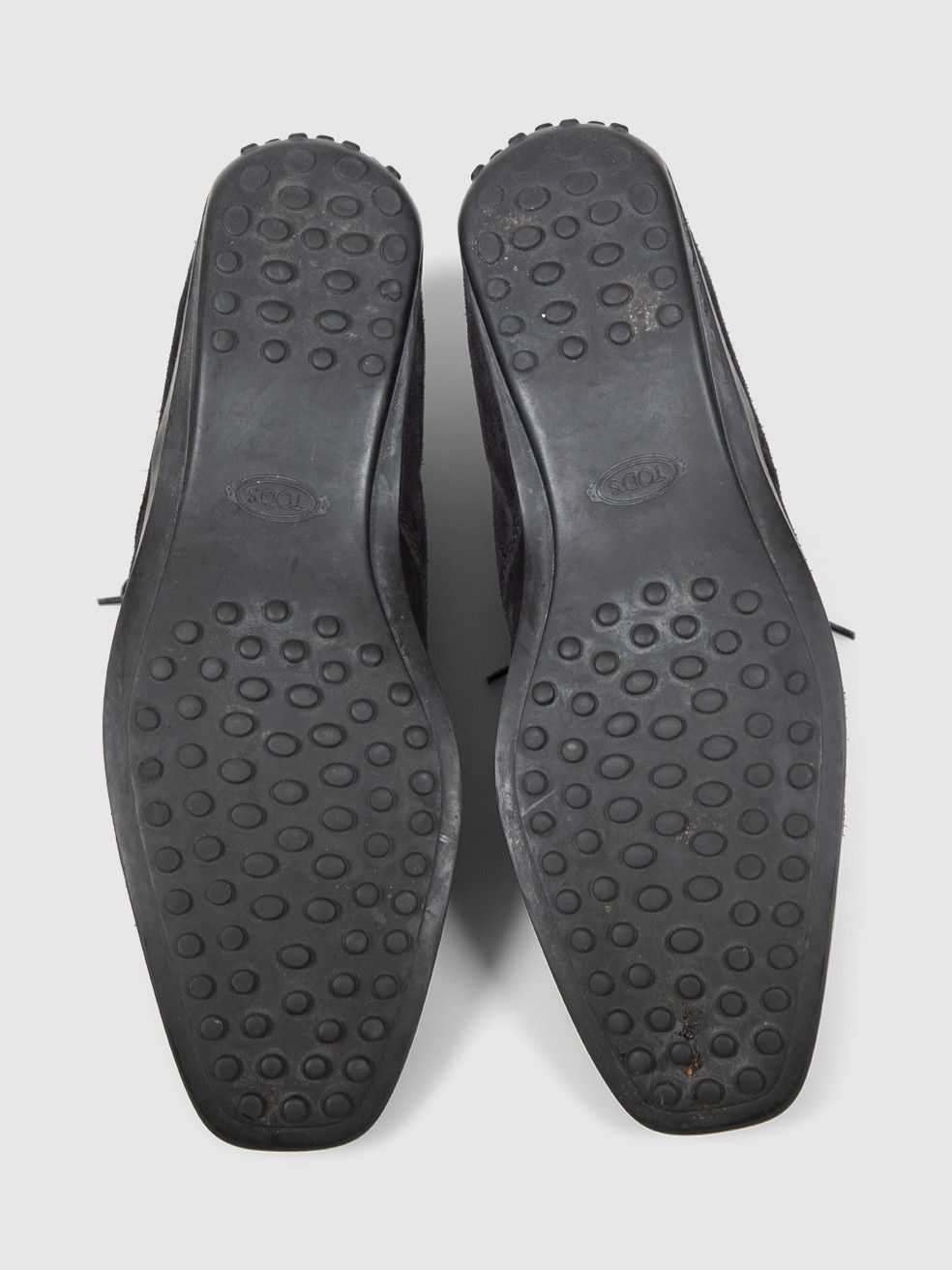 Tod's Black Suede Lace Up Oxfords Size US 8 / IT 38 - 4 Thumbnail
