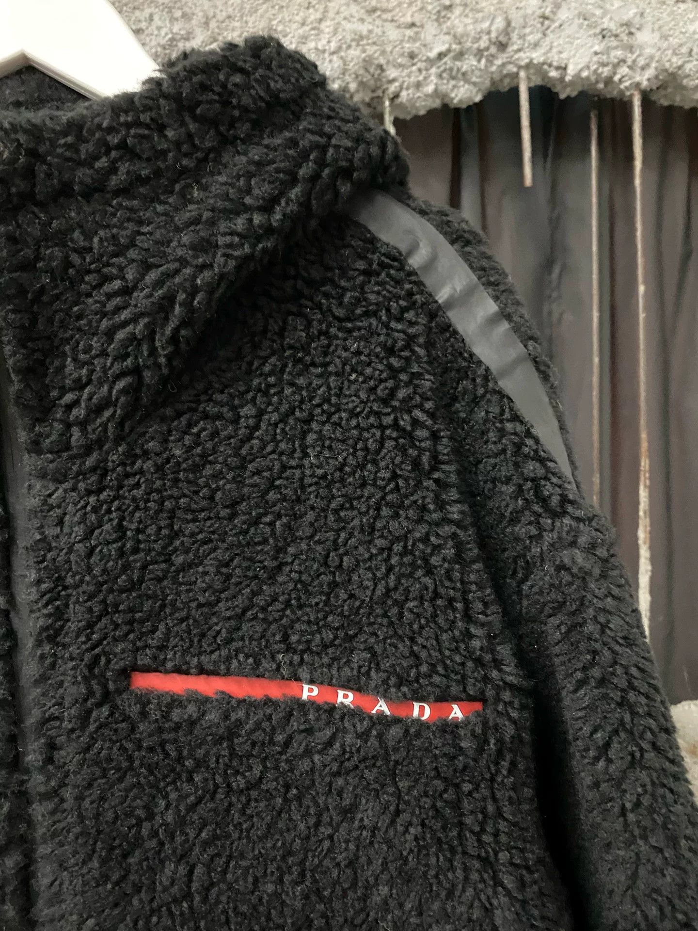 Prada Prada Teddy Zip Jacket in Black Size US XS / EU 42 / 0 - 5 Thumbnail