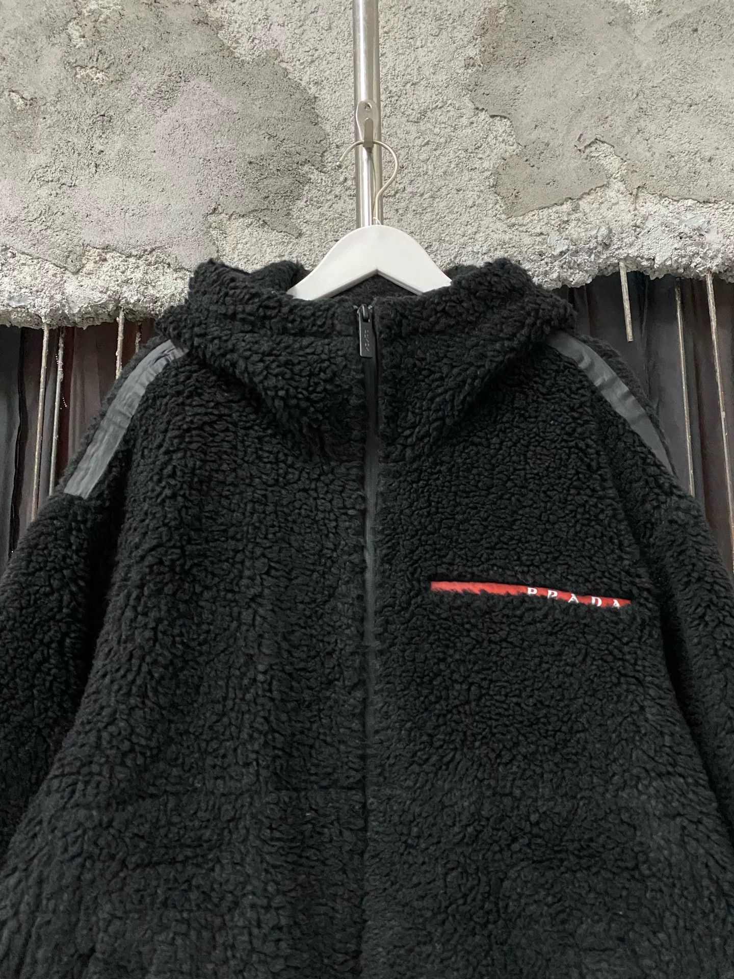 Prada Prada Teddy Zip Jacket in Black Size US XS / EU 42 / 0 - 3 Thumbnail