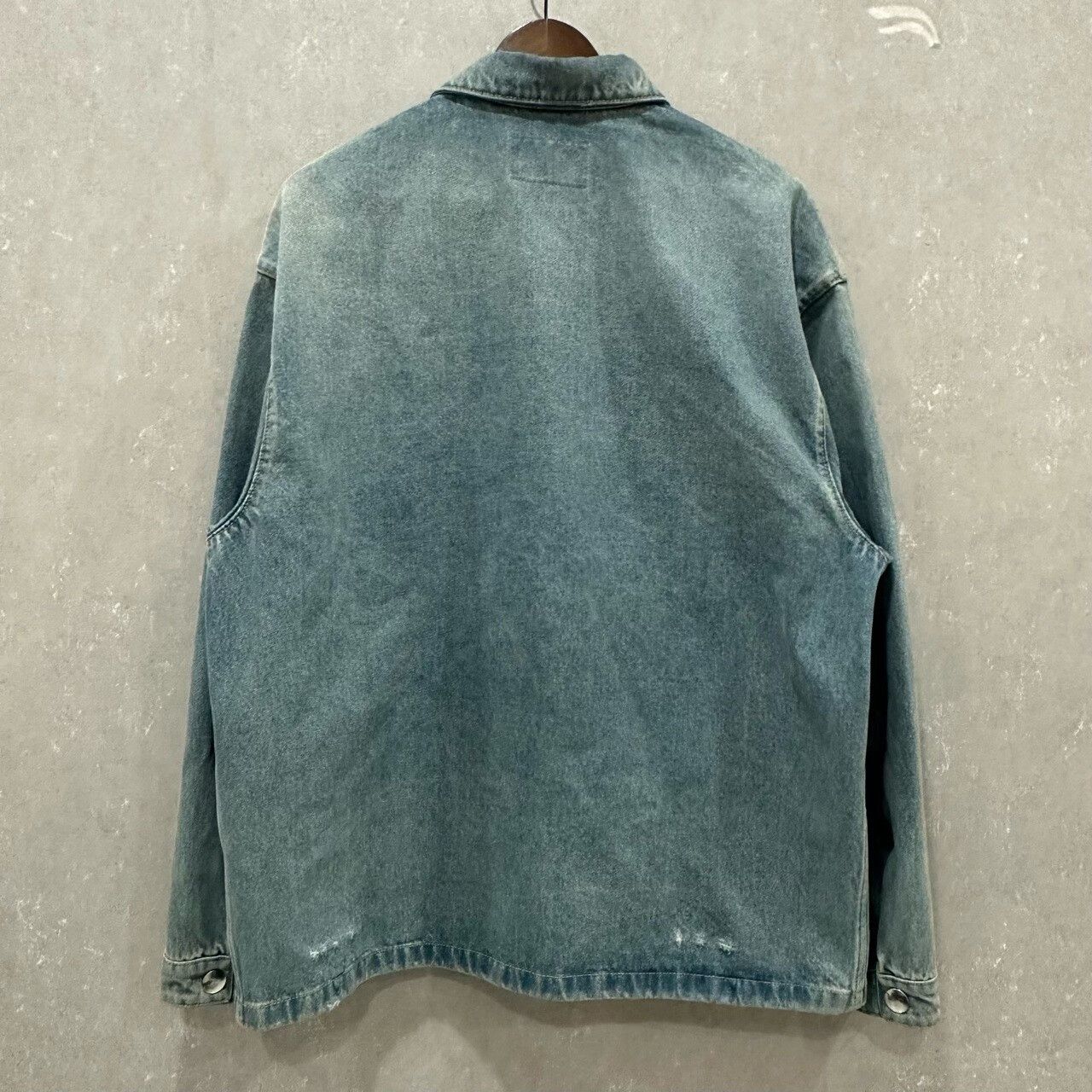 Prada Prada Light-Wash Distressed Denim Jacket Size US L / EU 52-54 / 3 - 2 Thumbnail