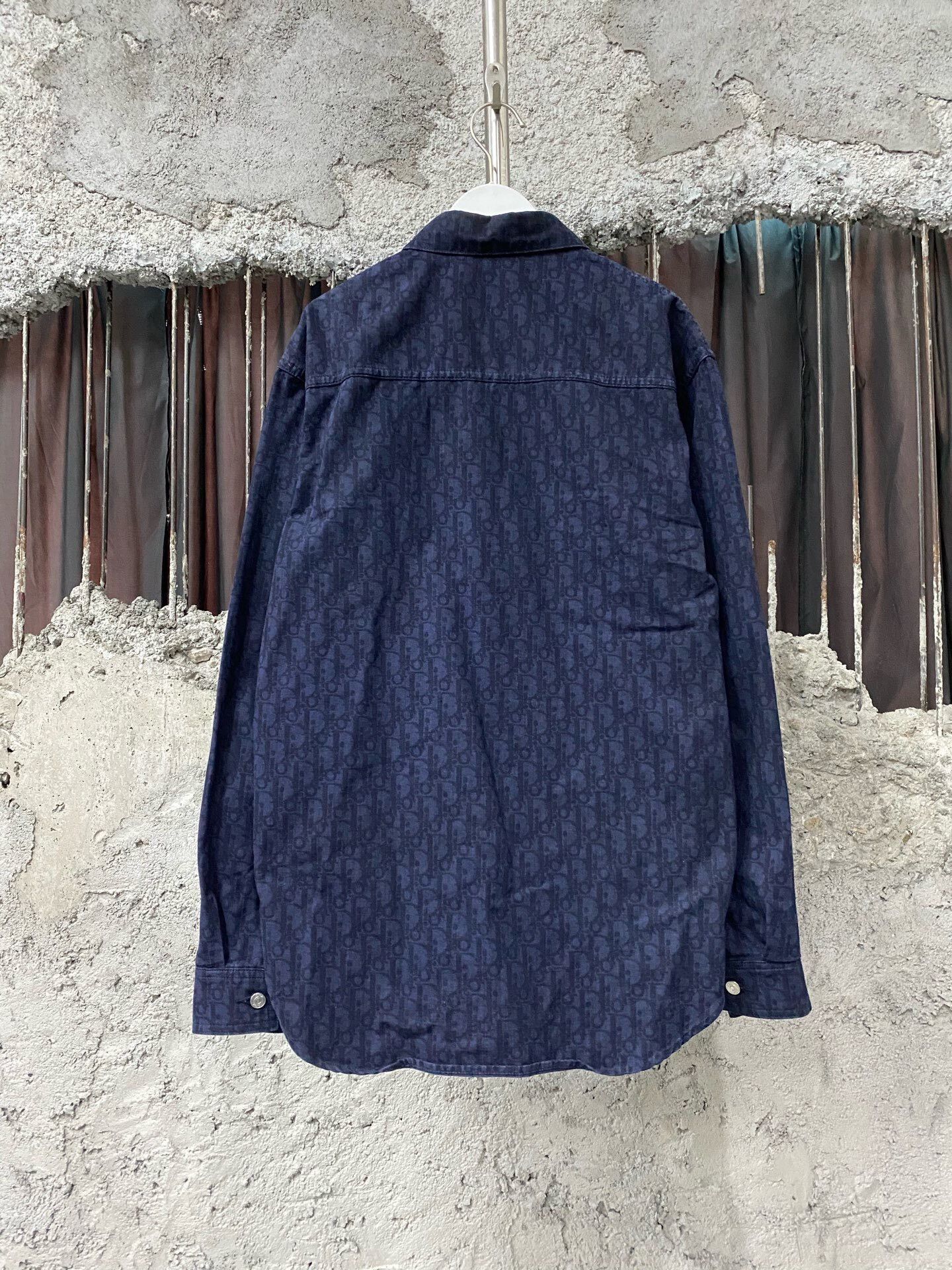Dior Dior Dark Navy Denim Button-Up Shirt Size US S / EU 44-46 / 1 - 2 Thumbnail