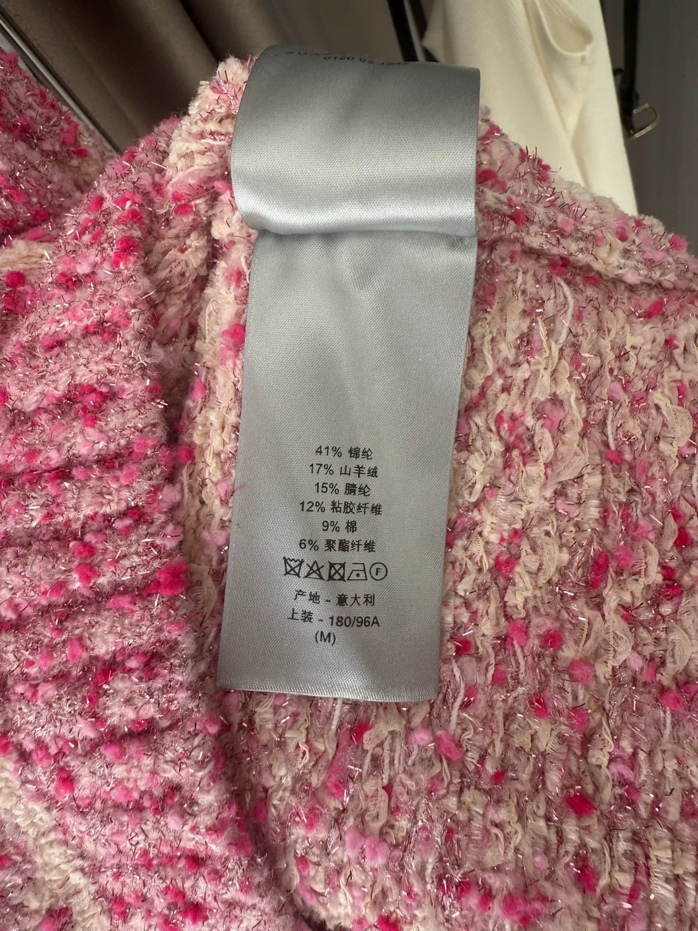 Dior Dior Pink Diamond Pattern Sweater Size M / US 6-8 / IT 42-44 - 4 Thumbnail