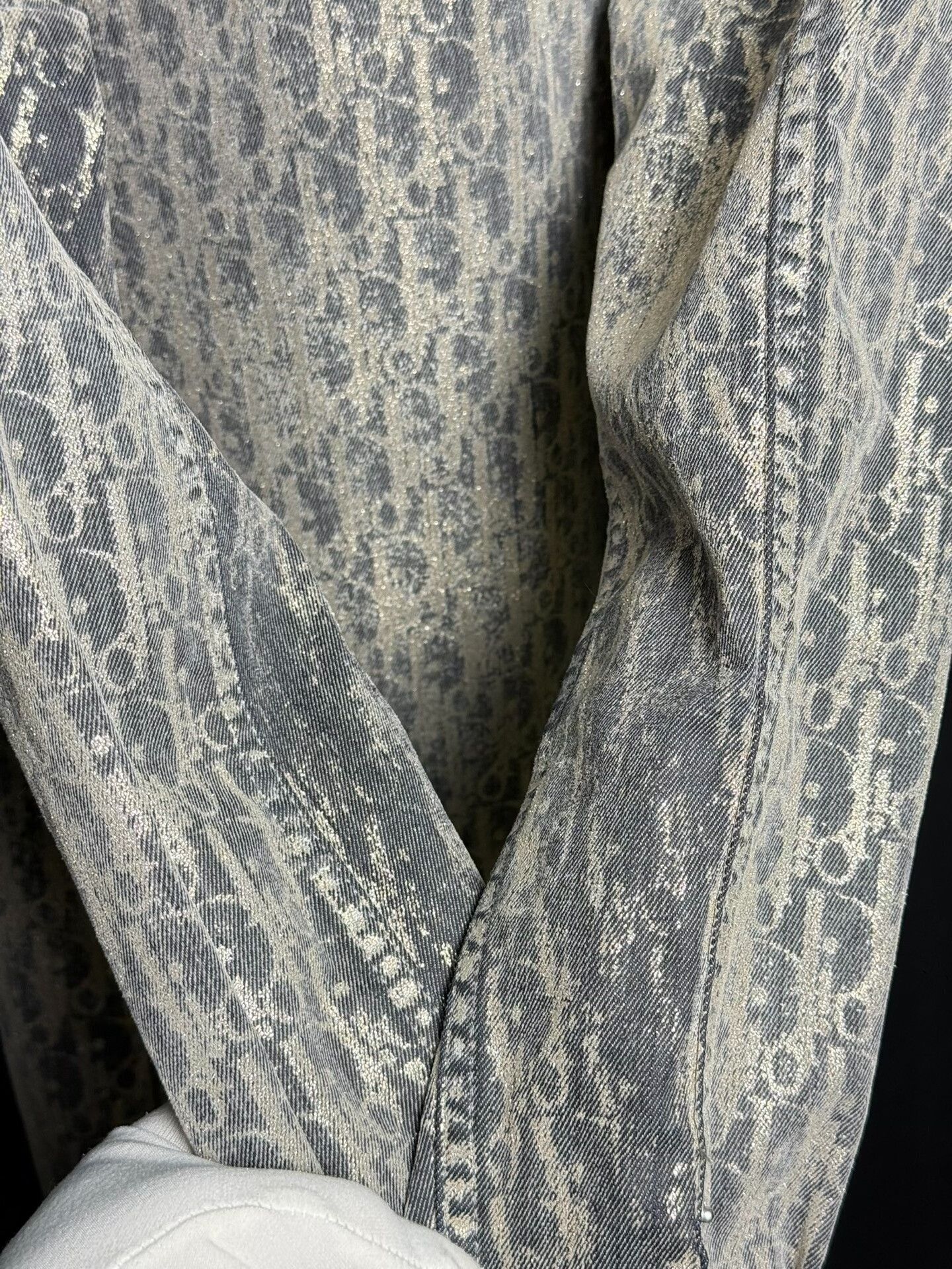Dior Dior Oversized Flashy Denim Shirt Size US L / EU 52-54 / 3 - 6 Thumbnail