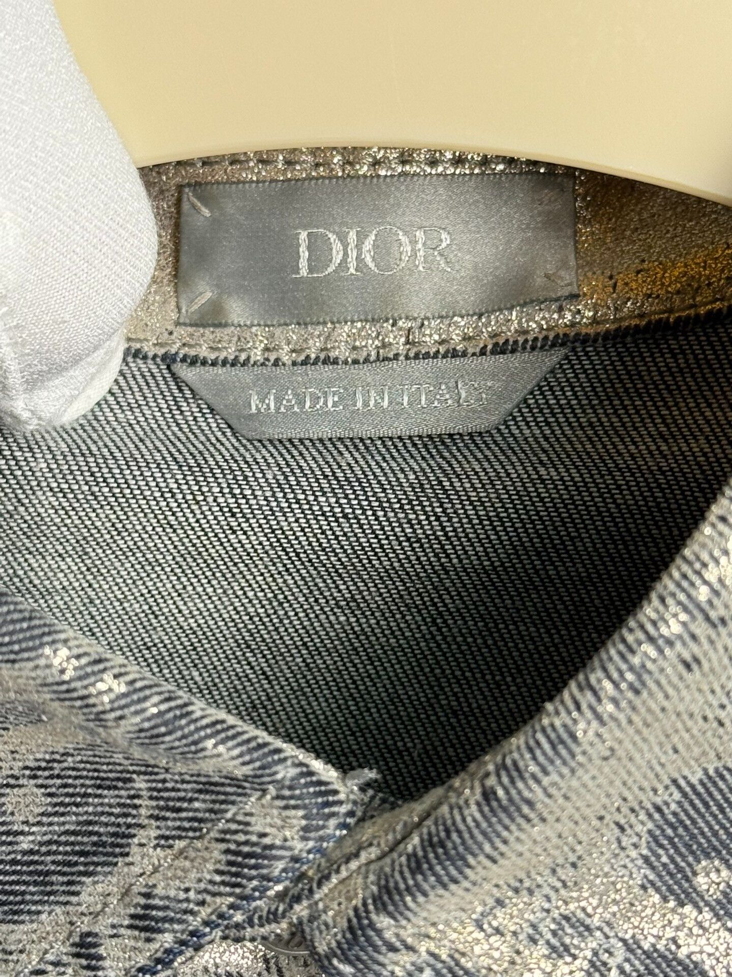 Dior Dior Oversized Flashy Denim Shirt Size US L / EU 52-54 / 3 - 3 Thumbnail