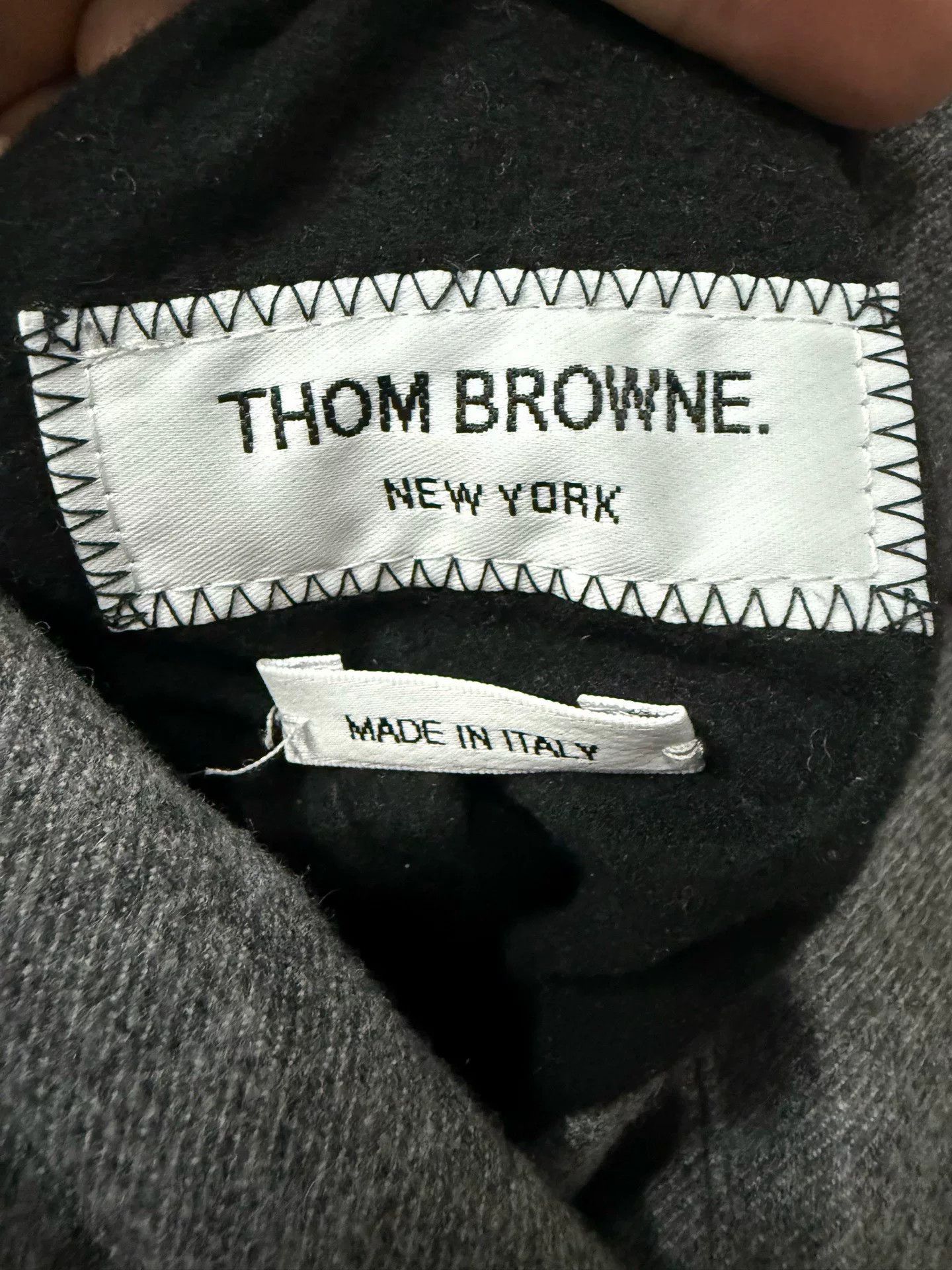 Thom Browne Thom Browne Grey Wool Puffer Jacket Size US S / EU 44-46 / 1 - 6 Thumbnail