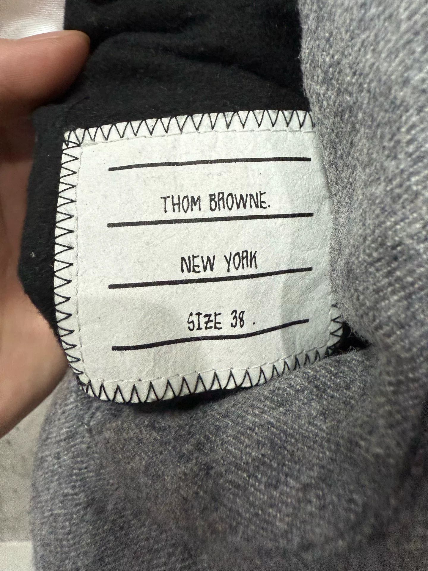 Thom Browne Thom Browne Grey Wool Puffer Jacket Size US S / EU 44-46 / 1 - 7 Thumbnail