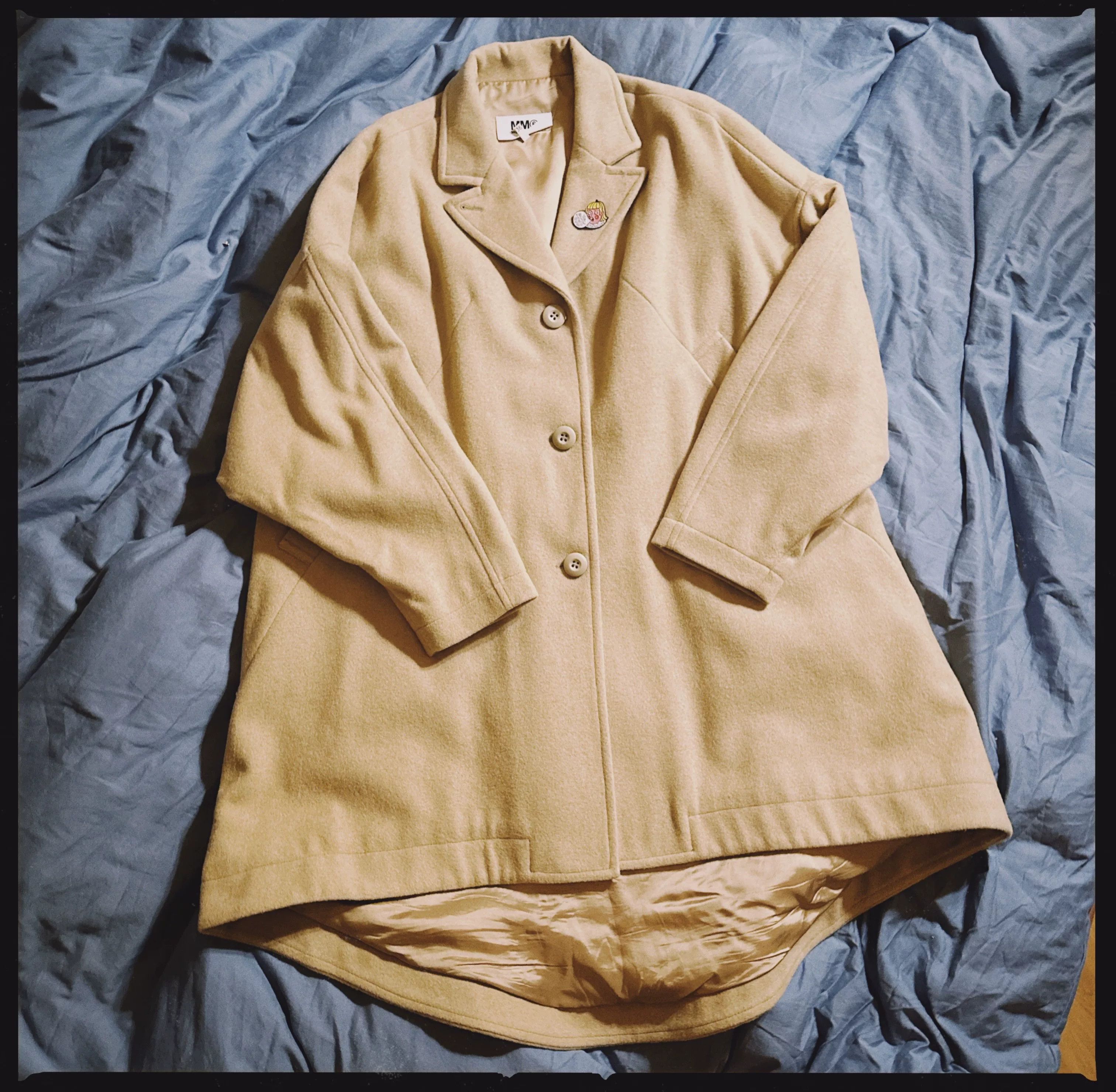 MM6 Light Brown A-Line Cape Coat Size XS / US 0-2 / IT 36-38 - 4 Thumbnail