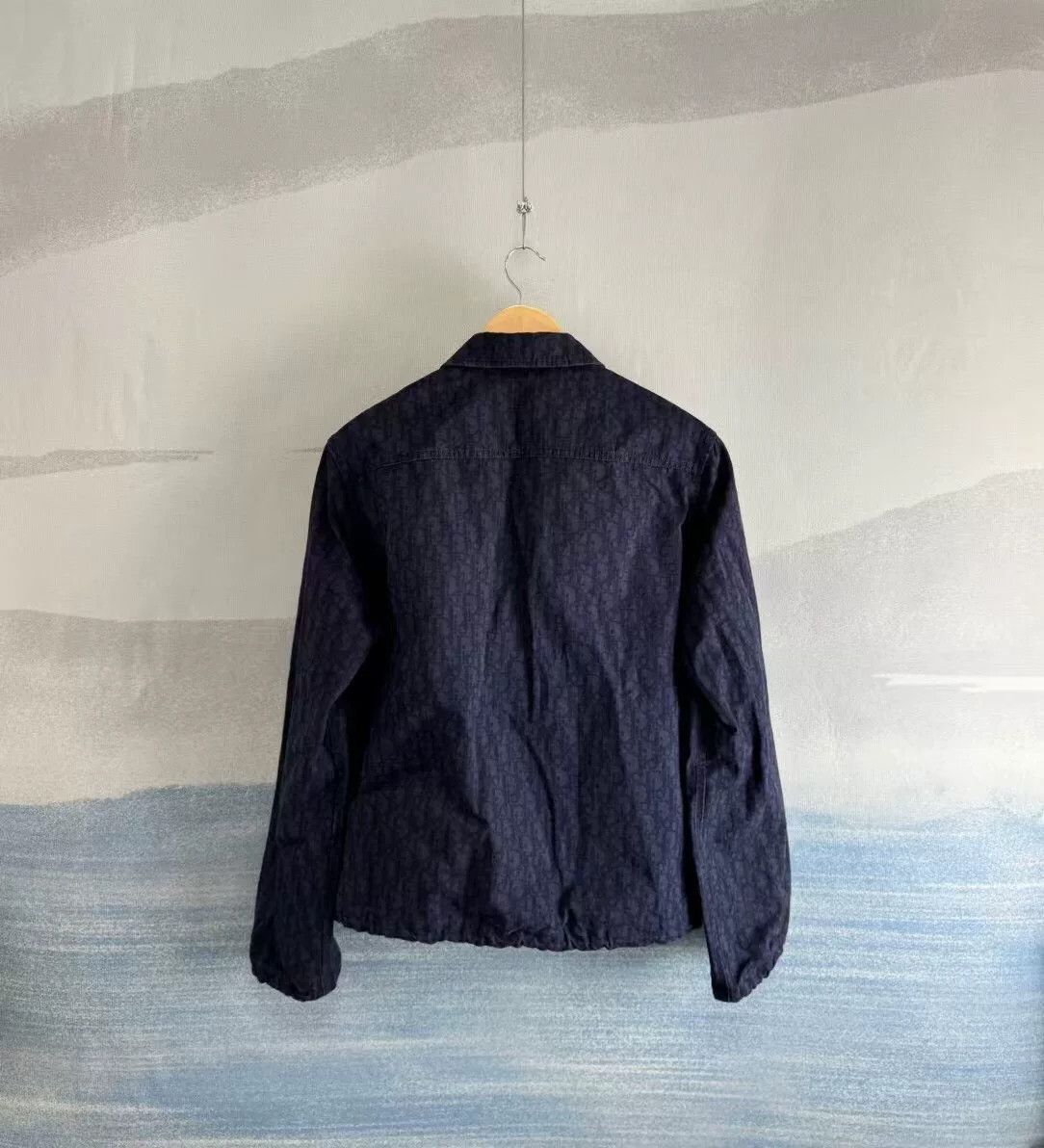 Dior Dior Navy Blue Denim Jacket with Lapel Collar Size US M / EU 48-50 / 2 - 3 Thumbnail