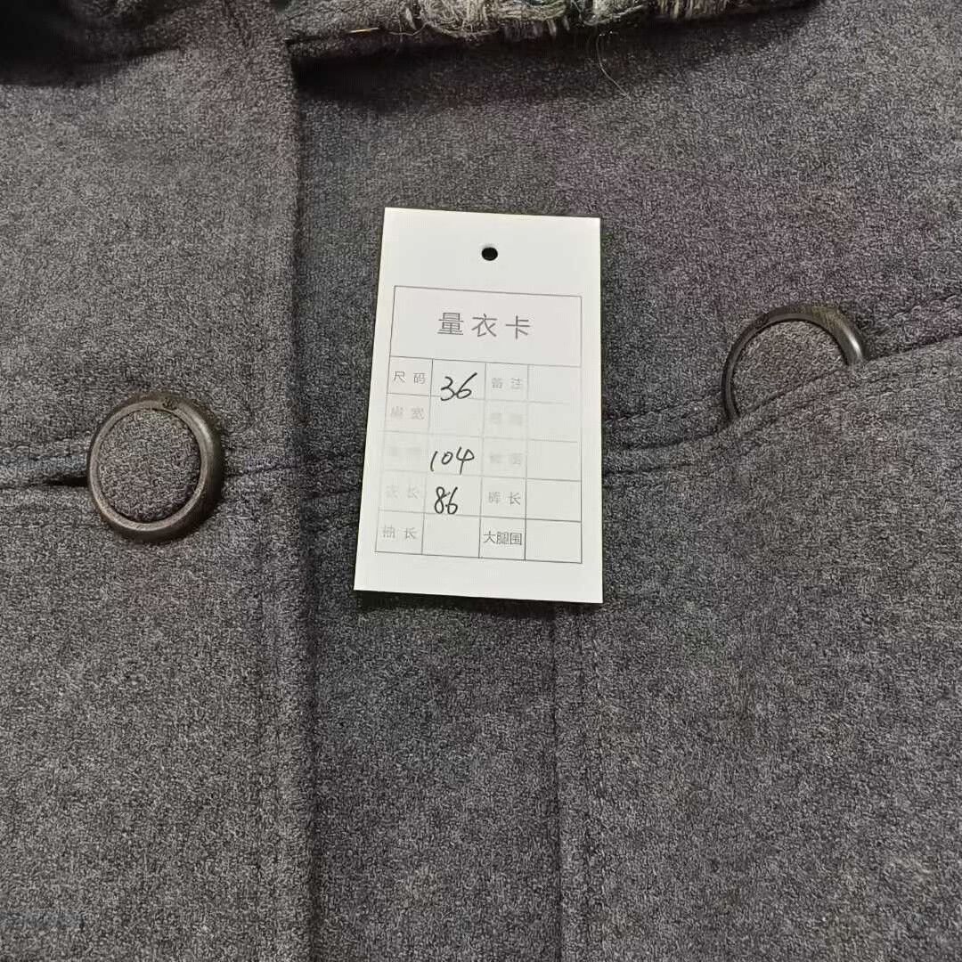 Chanel Chanel Gray Wool Blend High Collar Coat Size XS / US 0-2 / IT 36-38 - 5 Thumbnail