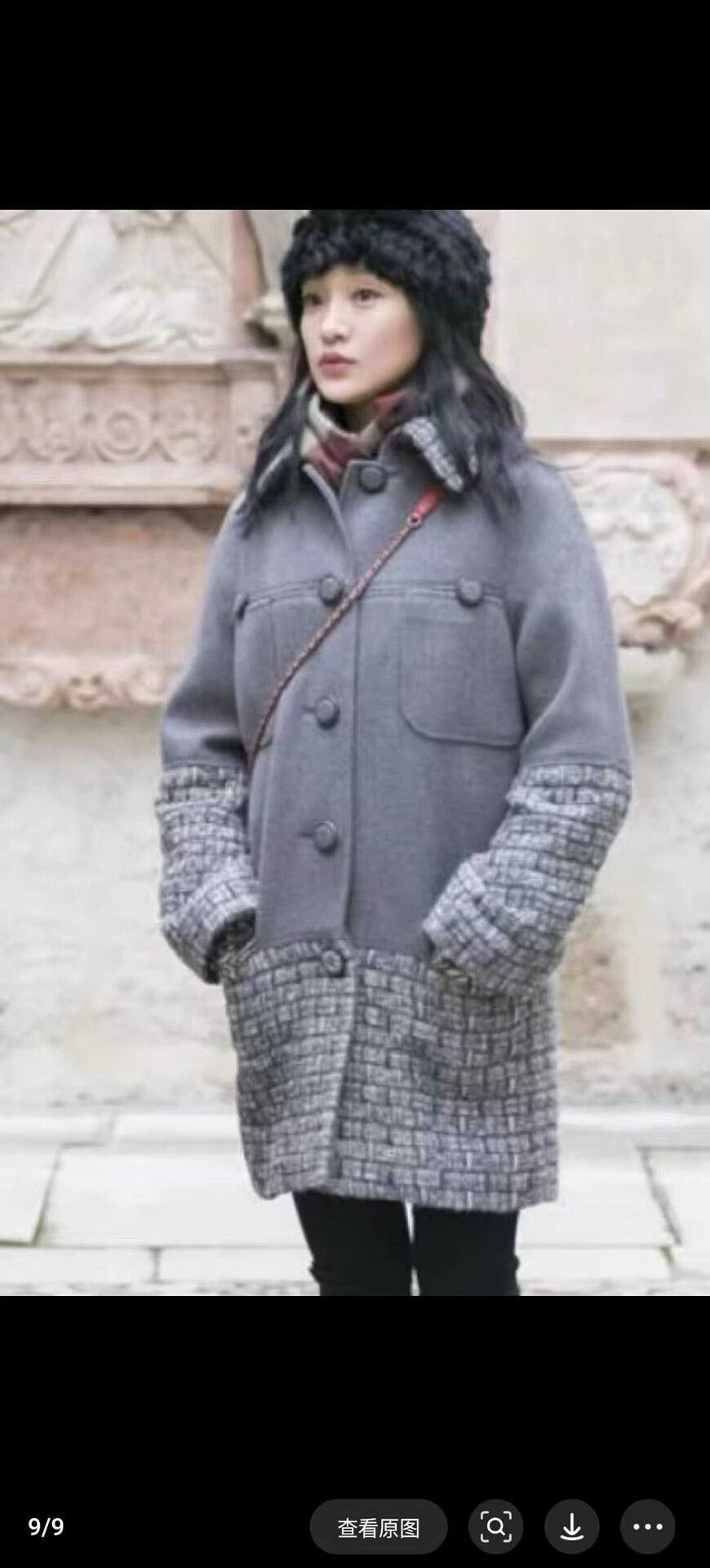 Chanel Chanel Gray Wool Blend High Collar Coat Size XS / US 0-2 / IT 36-38 - 6 Thumbnail