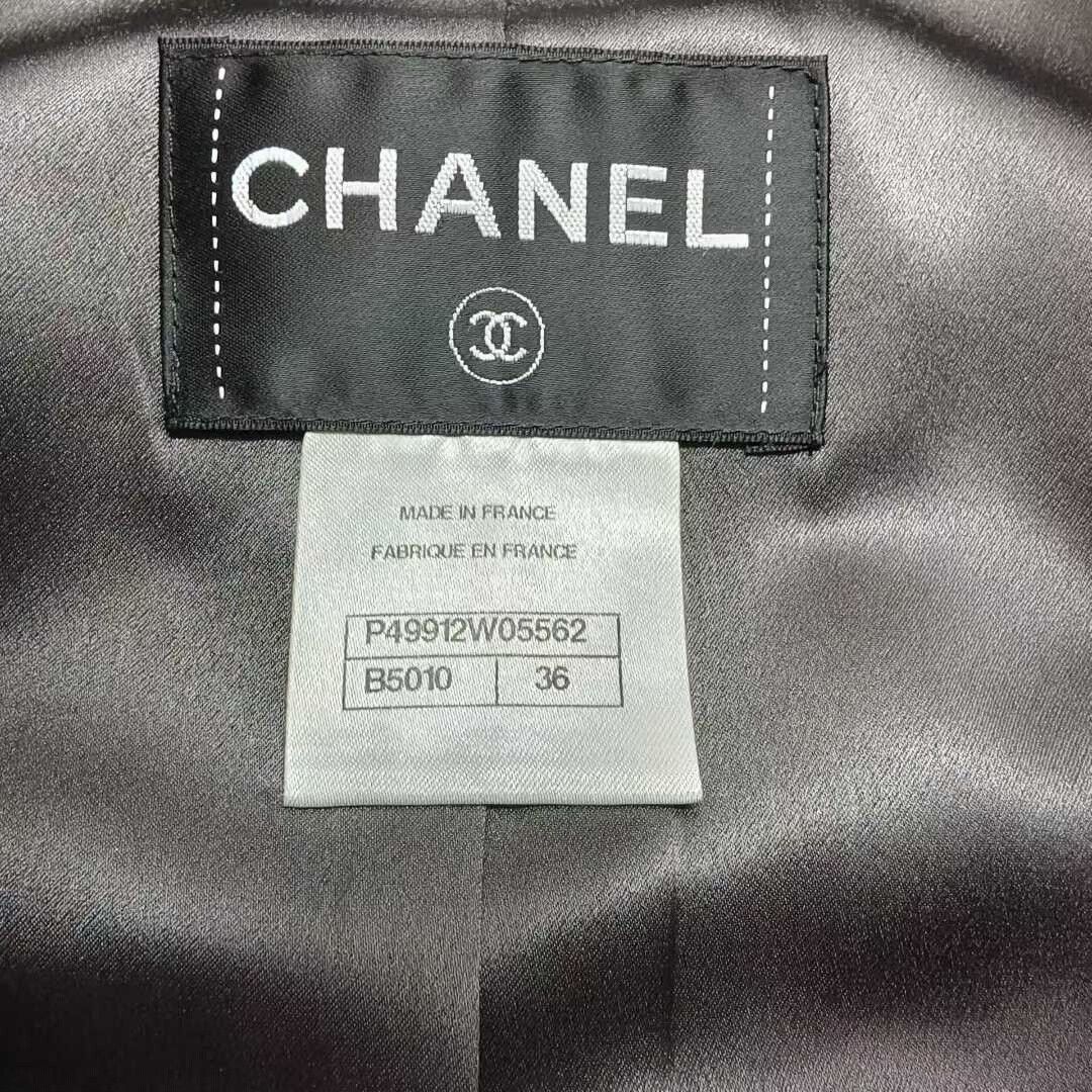 Chanel Chanel Gray Wool Blend High Collar Coat Size XS / US 0-2 / IT 36-38 - 3 Thumbnail