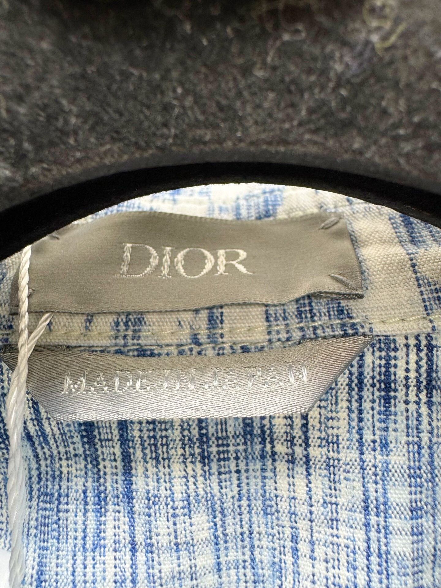 Dior Dior Blue and White Printed Shirt Size US M / EU 48-50 / 2 - 2 Thumbnail