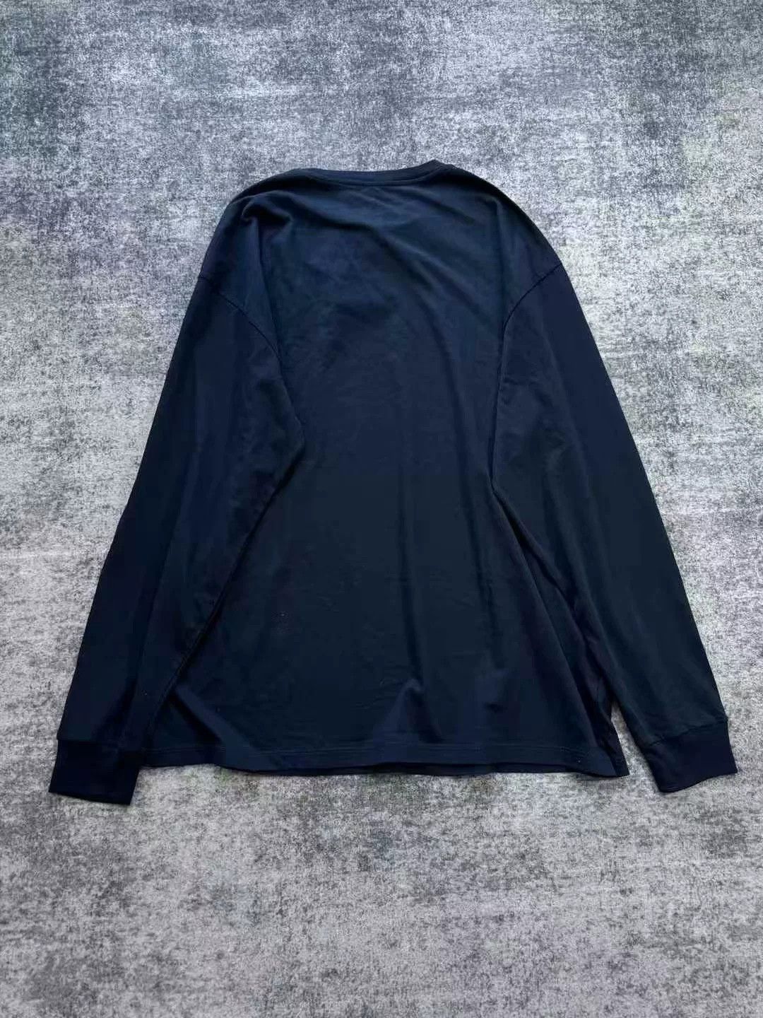 Miu Miu Miu Miu Navy Blue Long Sleeve T-Shirt Size M / US 6-8 / IT 42-44 - 2 Thumbnail